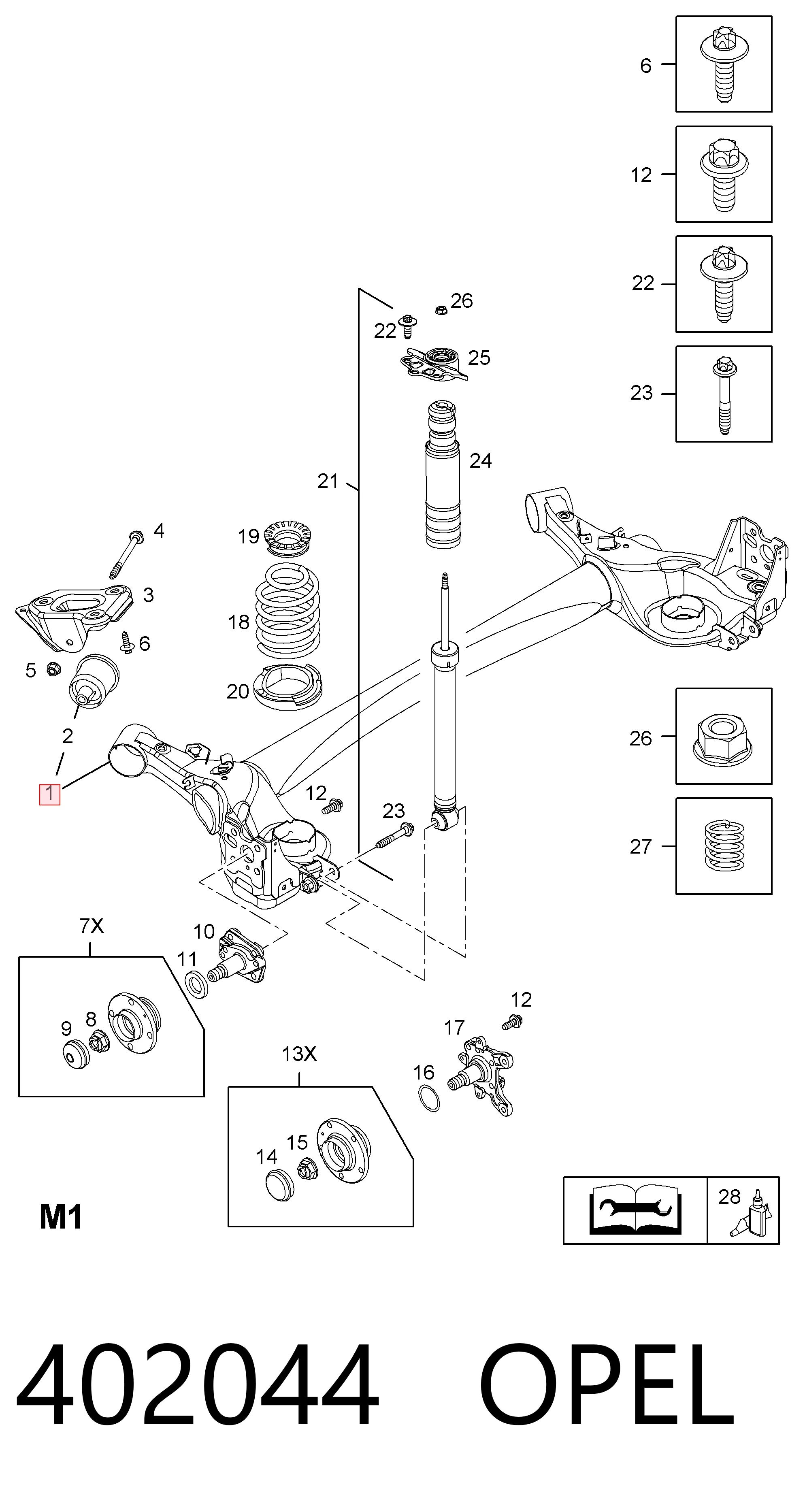 Subchasis trasero soporte motor Fiat Punto GRAND hatchback (199) (2005 - 2018) precio, desde 435,60 EUR