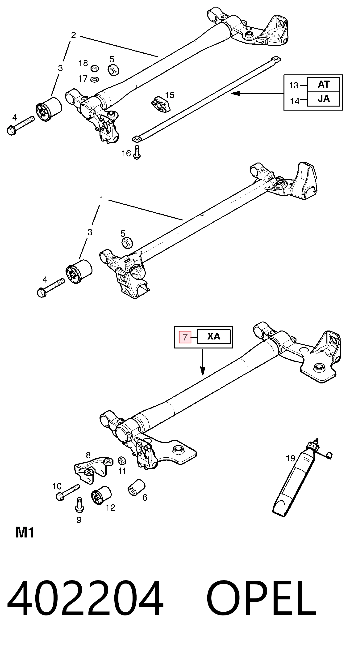 Subchasis trasero soporte motor Opel Corsa C hatchback (F08, F68) (2000 - 2006) precio, desde 62,01 EUR