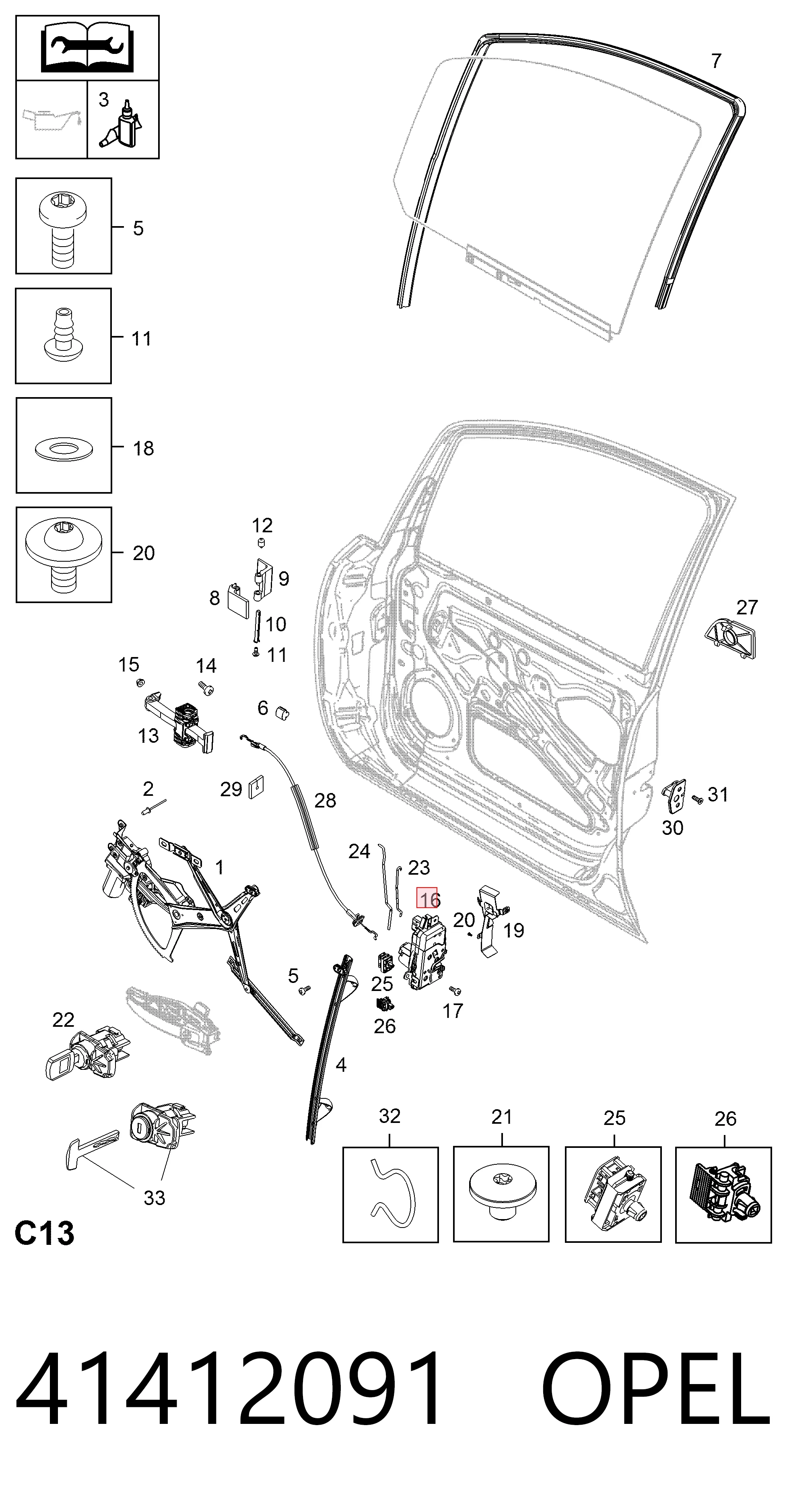 Cerradura Opel Astra H familiar (L35) (2004 - 2014) precio, desde 29,04 EUR
