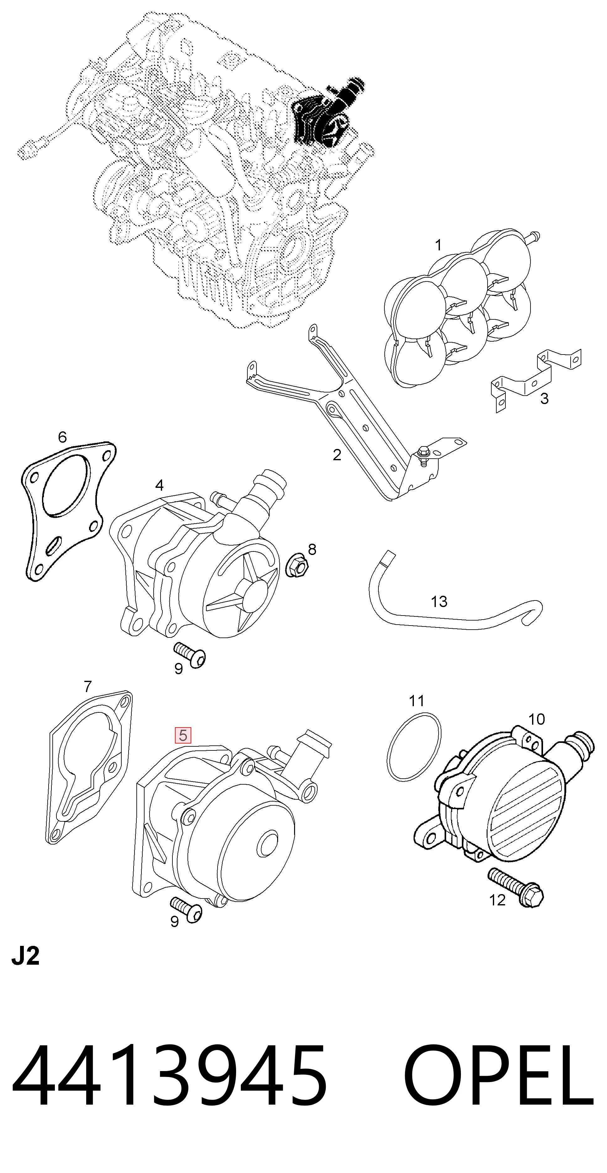 Bomba de vacío del sistema de frenado Renault Laguna I hatchback (B56, 556) (1993 - 2002) precio, desde 38,25 EUR