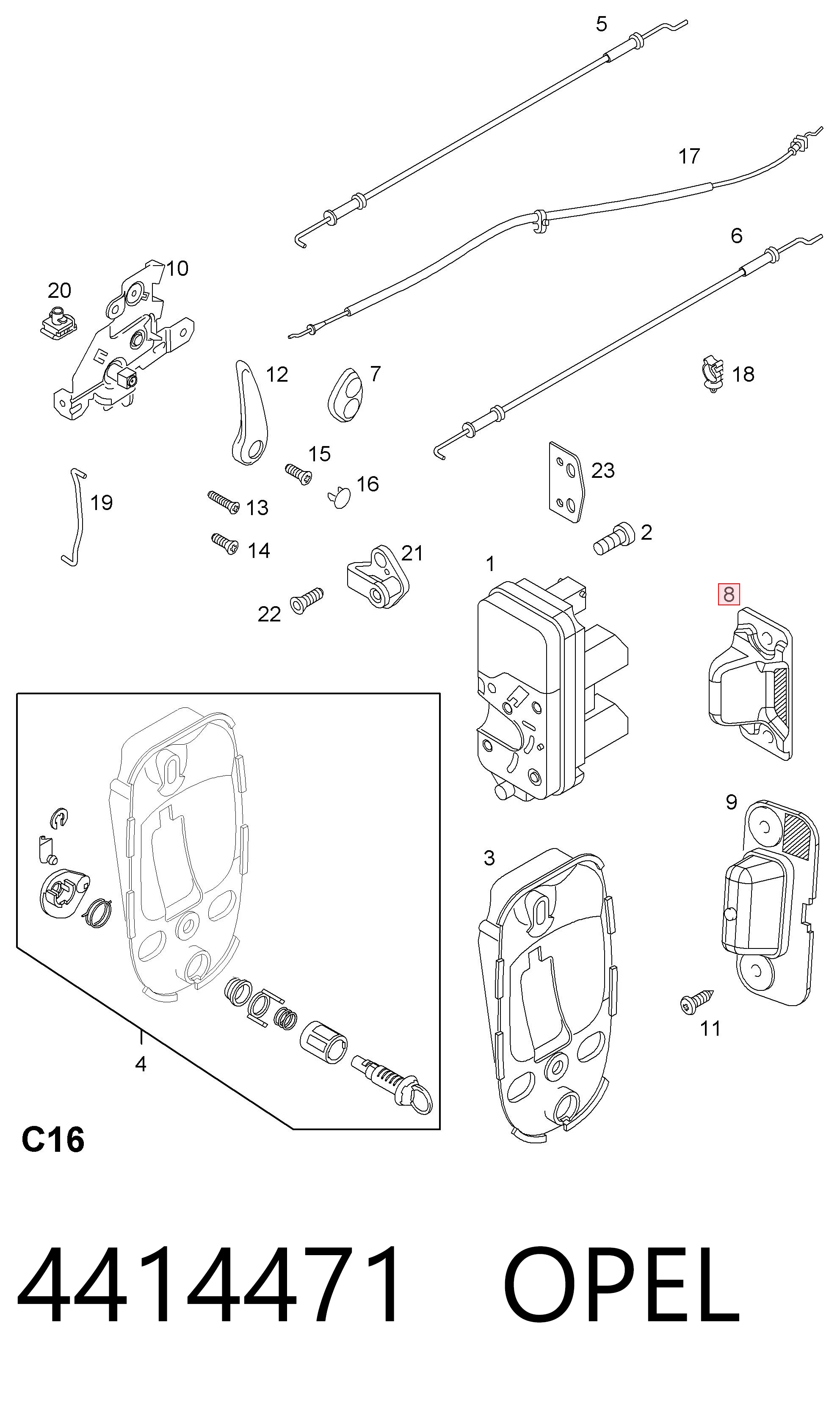 4414471 Opel