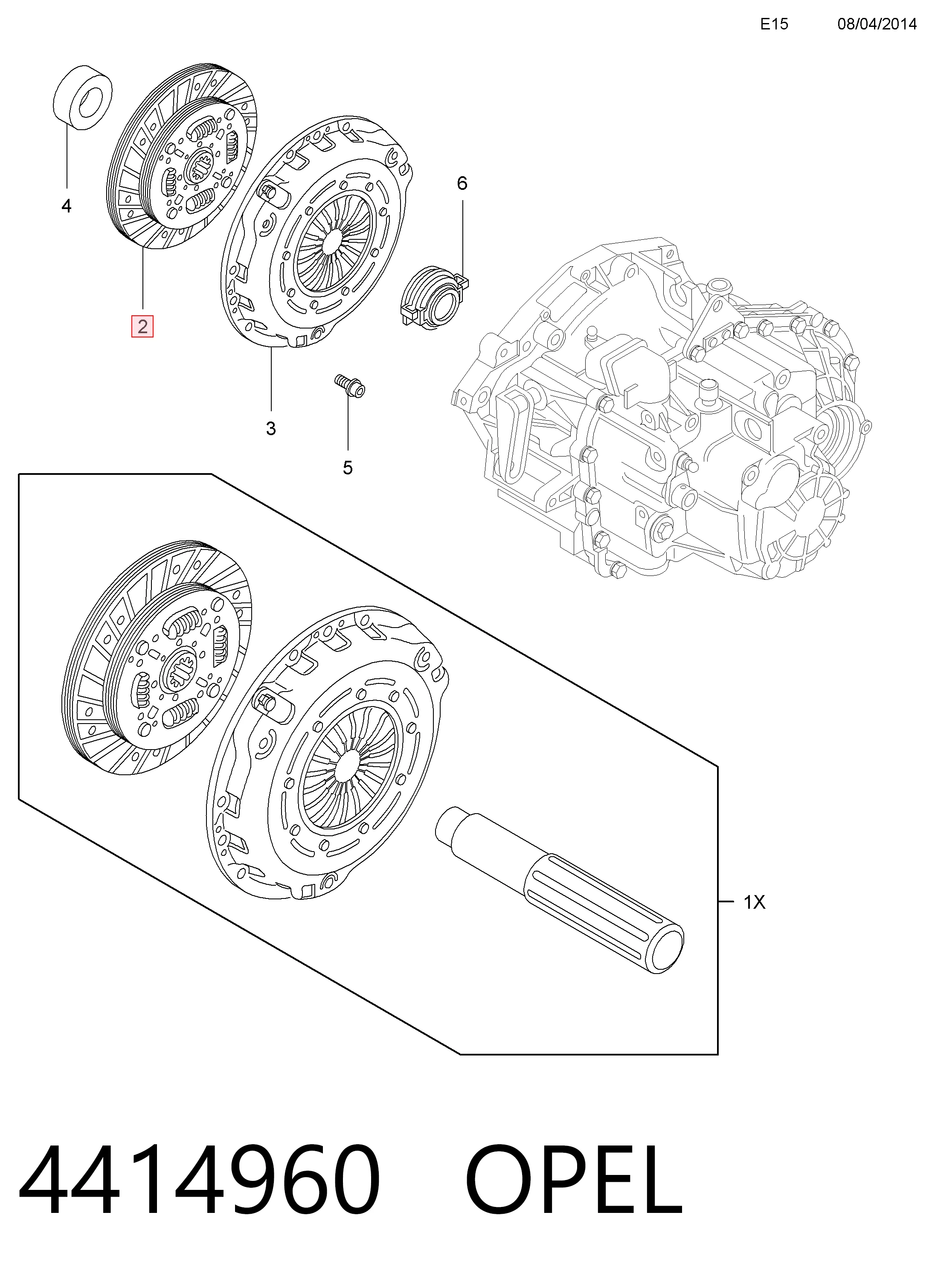 Disco de embrague para Renault Master HD, FD