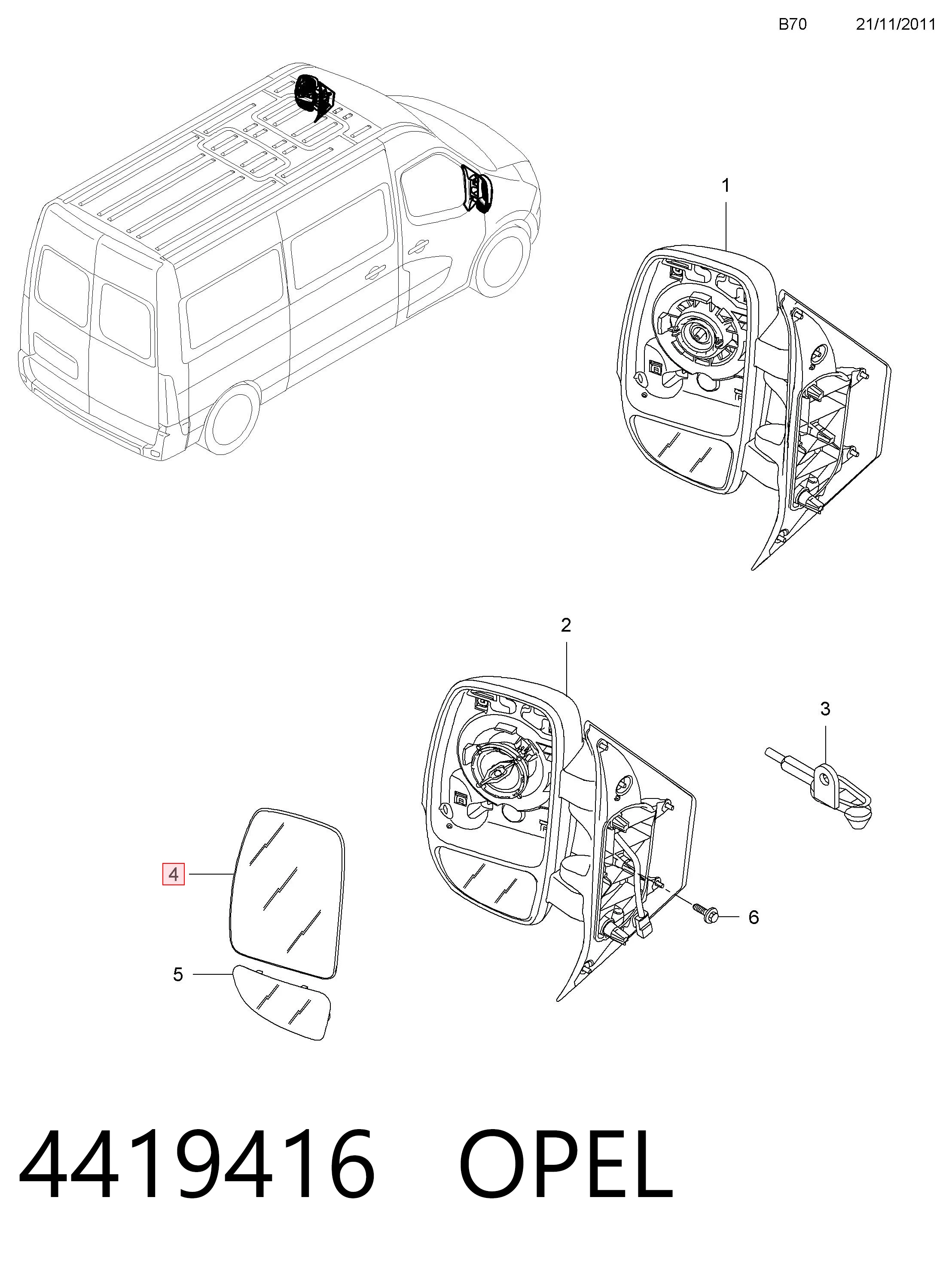 4419416 Opel