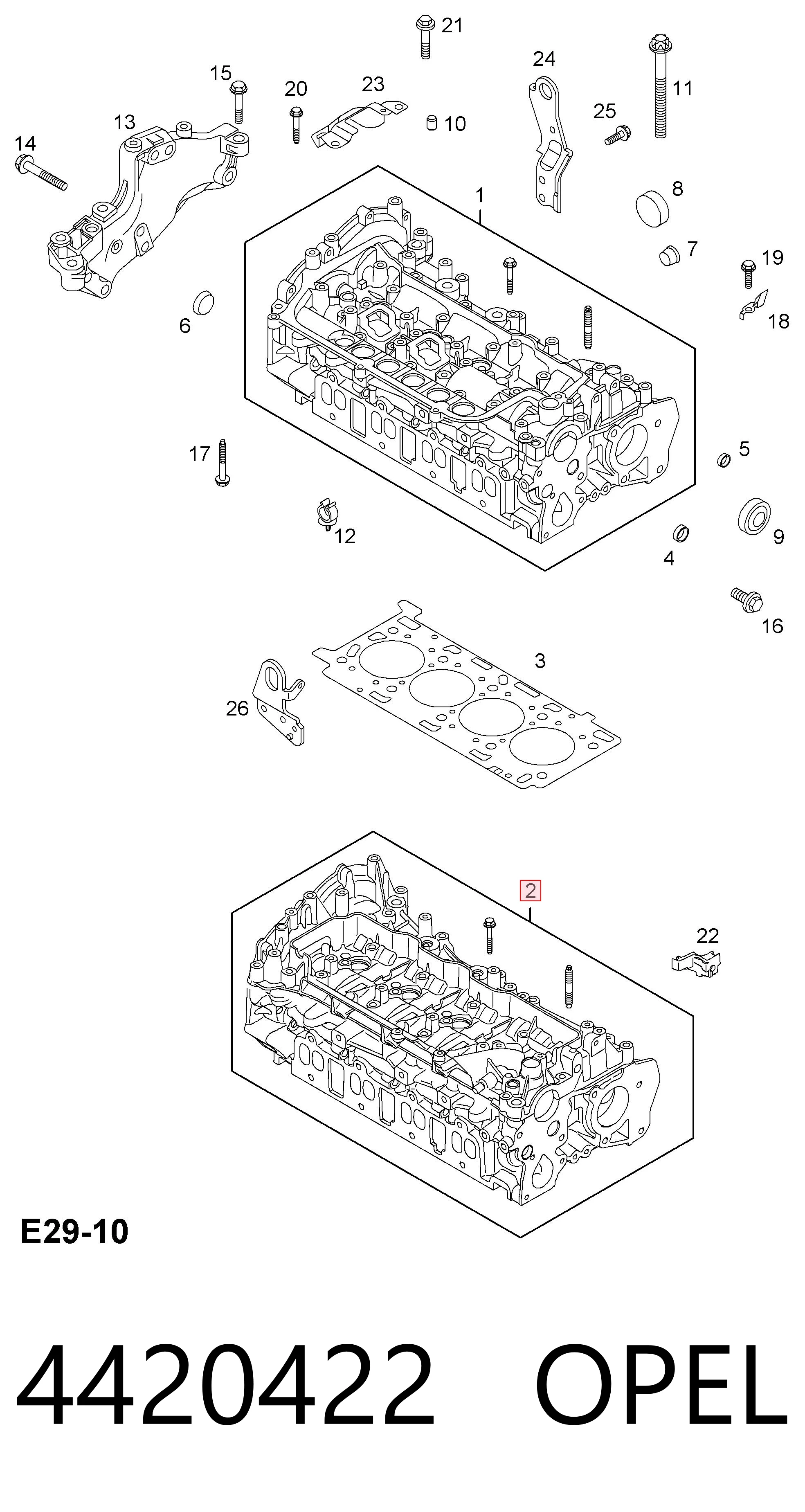 Culata para Renault Scenic JZ0, JZ1