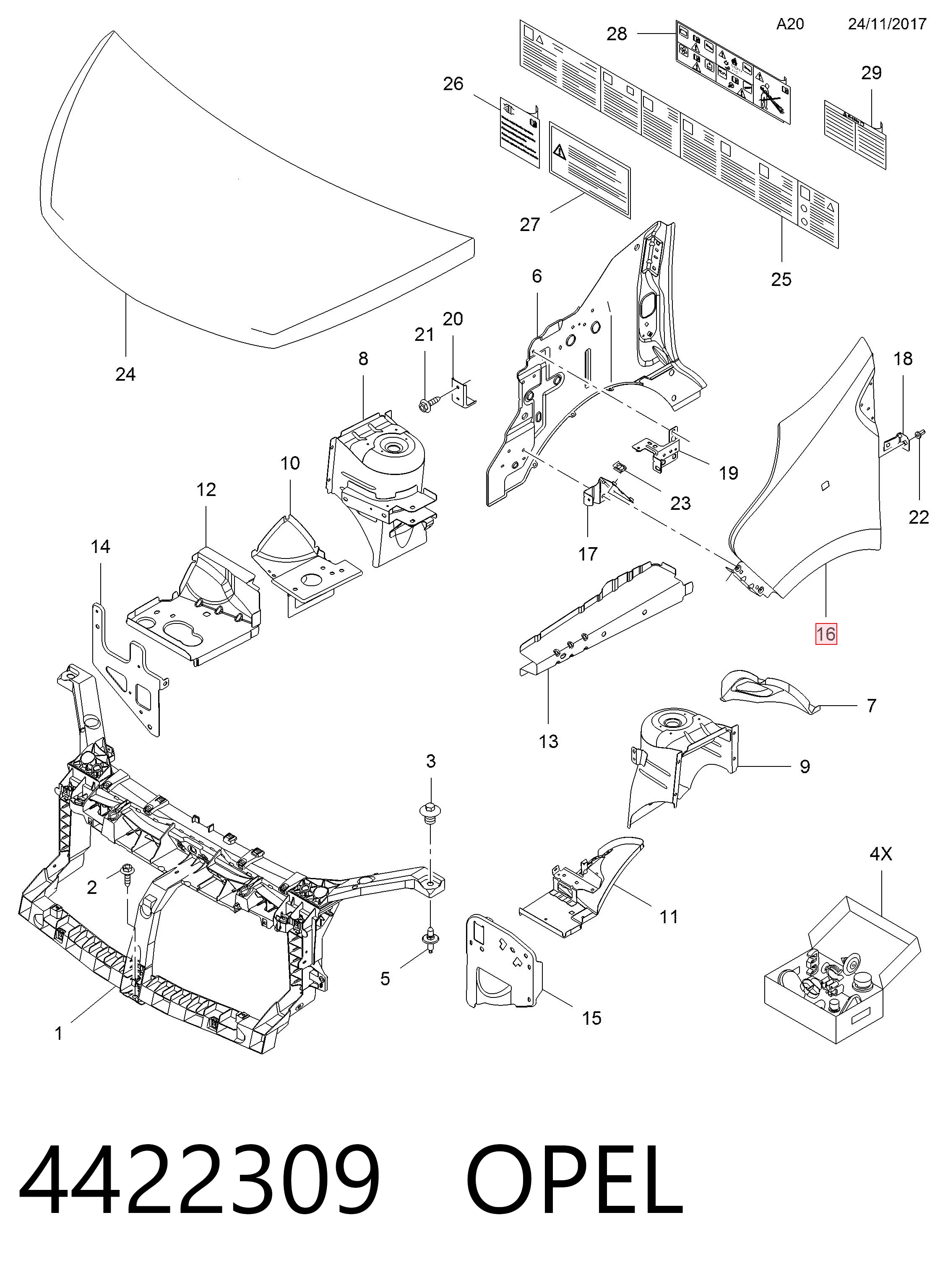 Comprar Aleta delantera izquierda Renault Trafic III EG