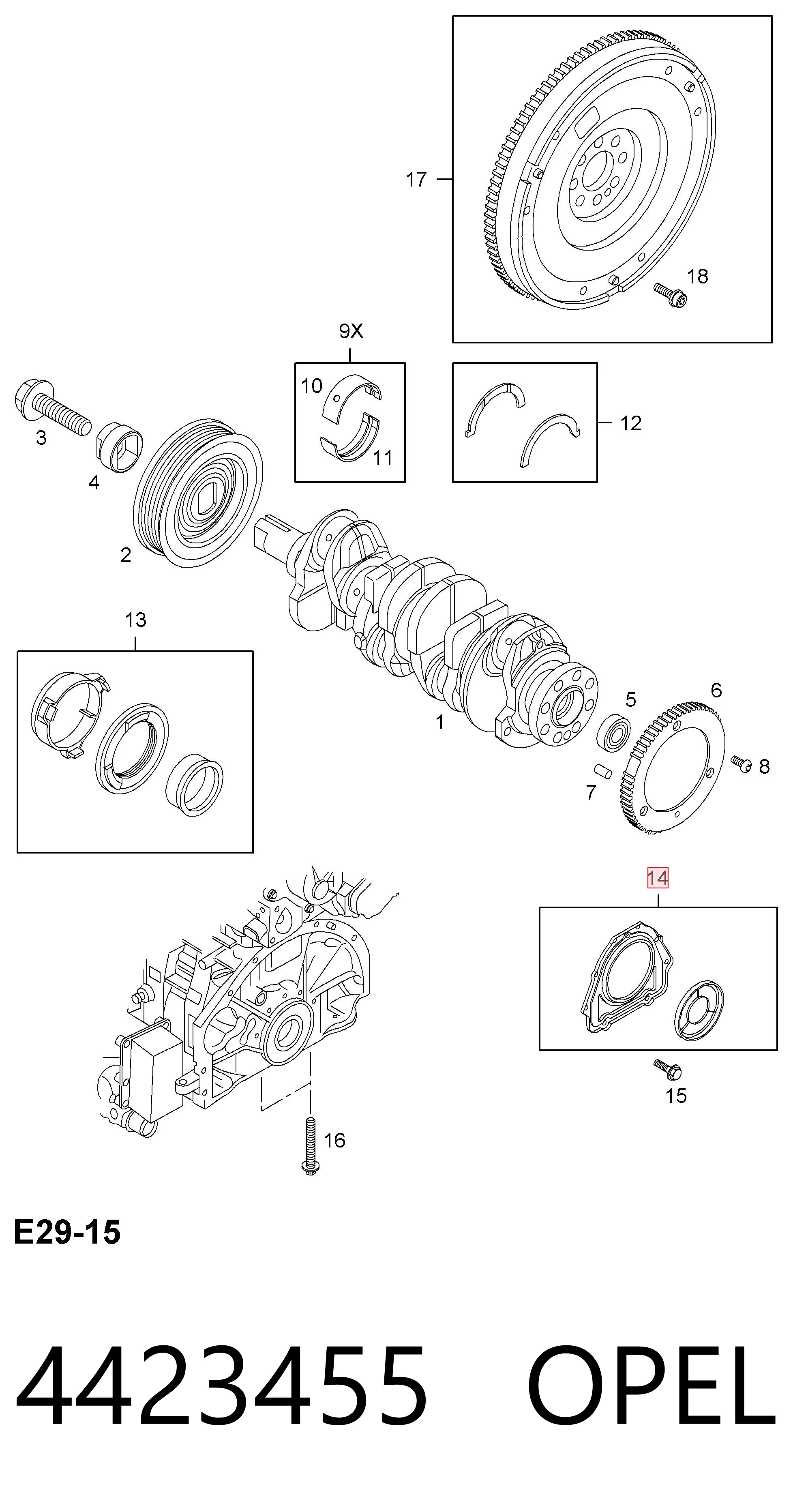 Comprar A4709974200 Mercedes Retén de cigüeñal
