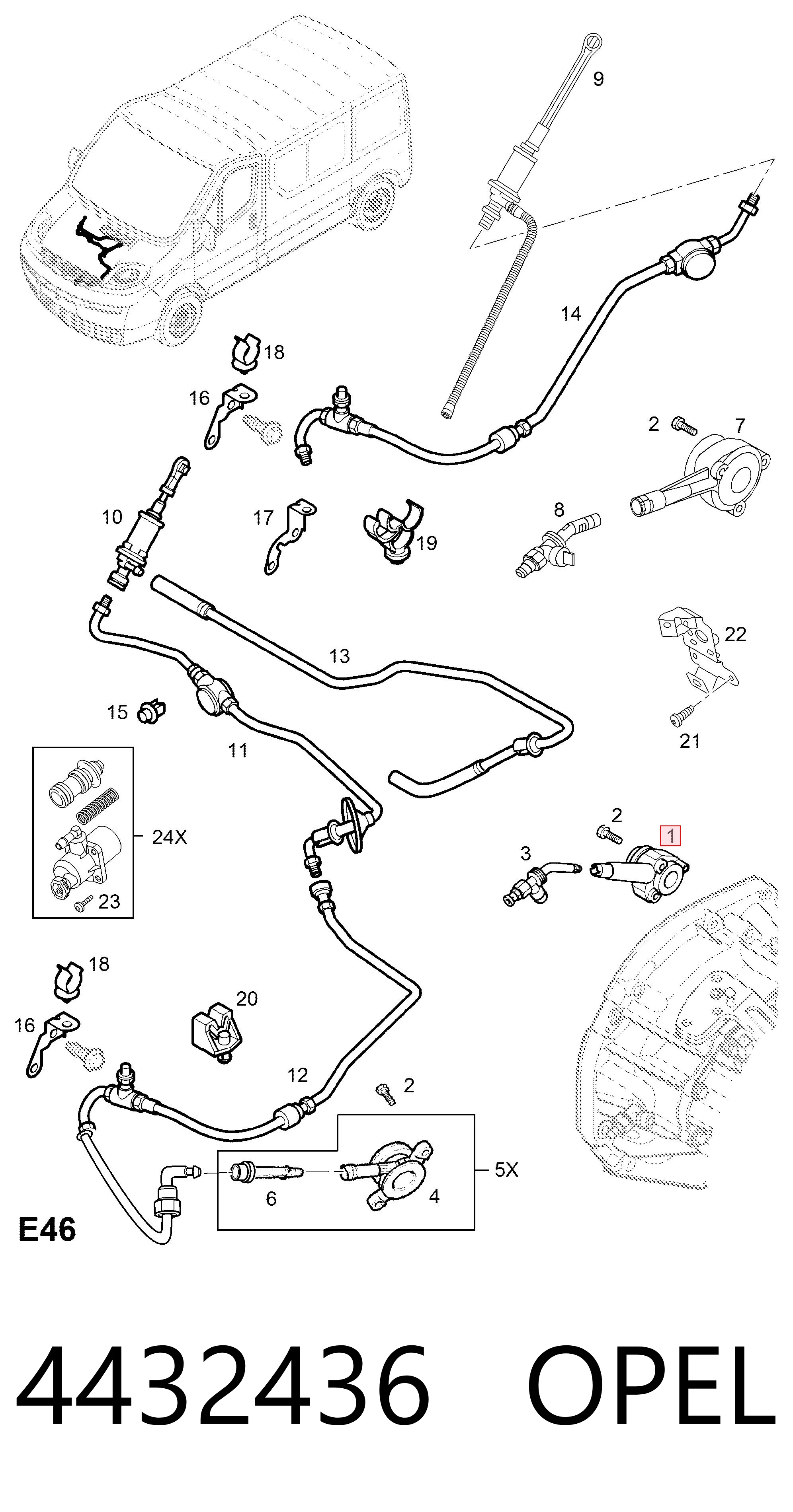 Kit de embrague OPEL 4432436