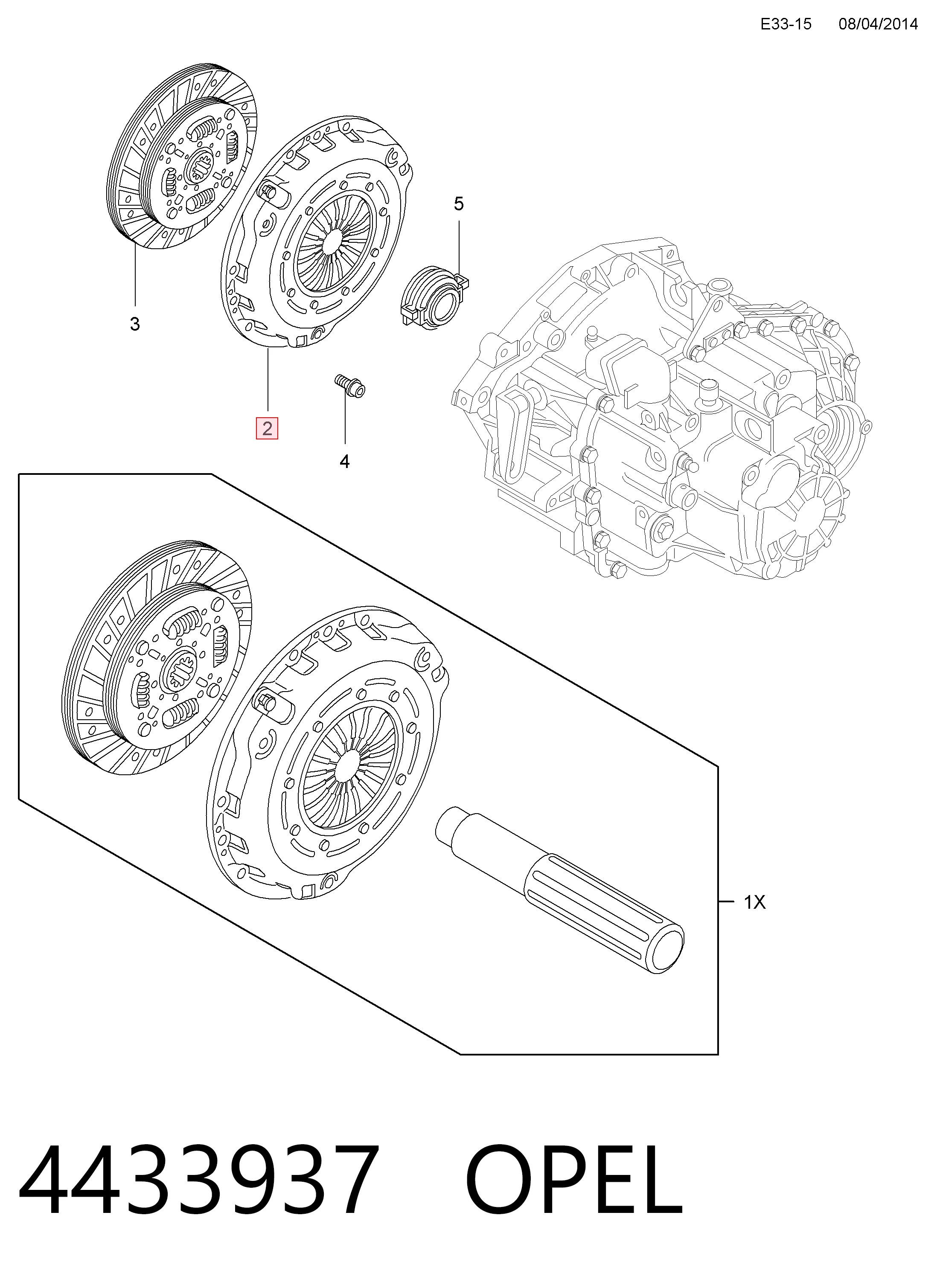  Plato de presión de embrague Renault Master 2