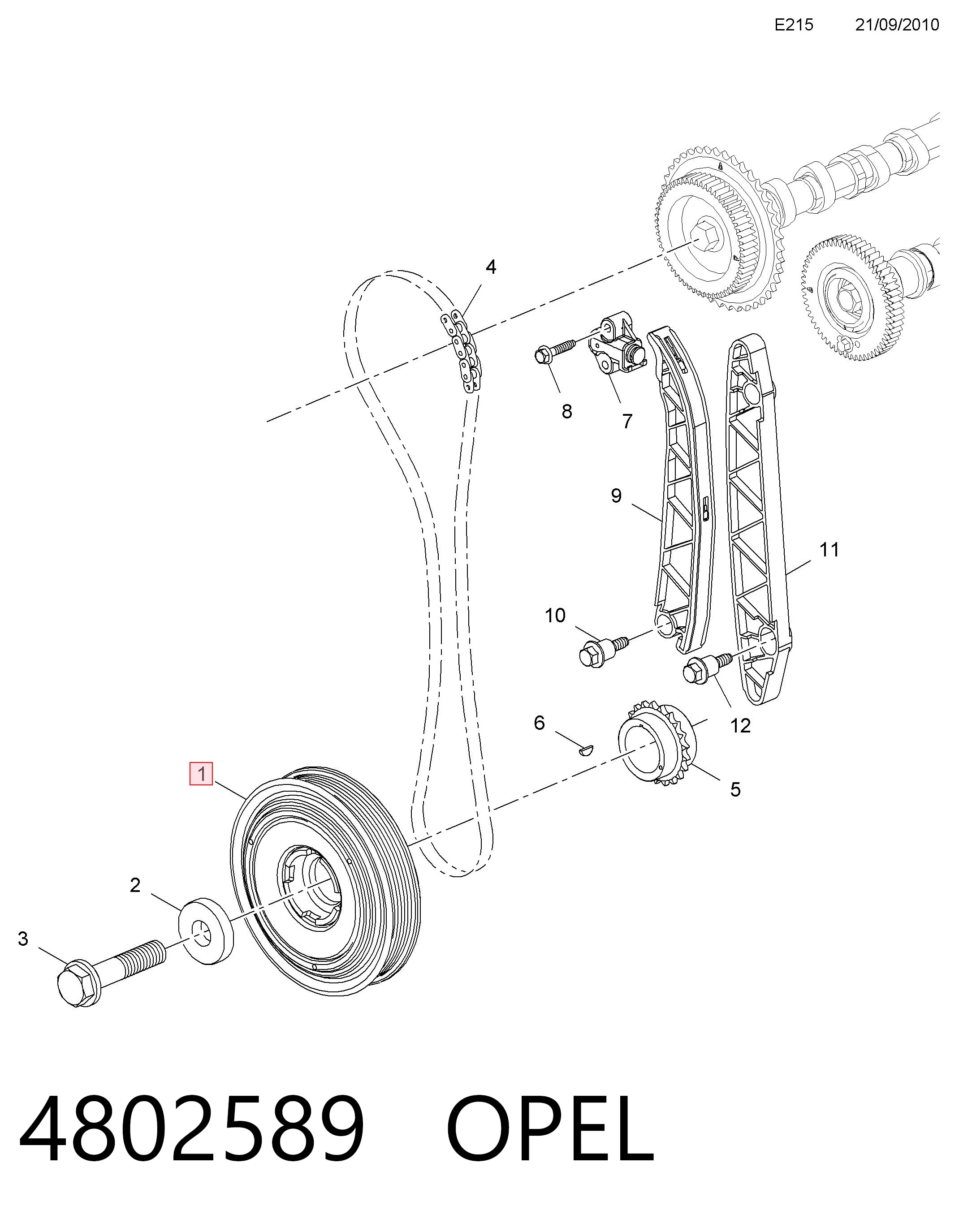 4802589 Opel Dámper