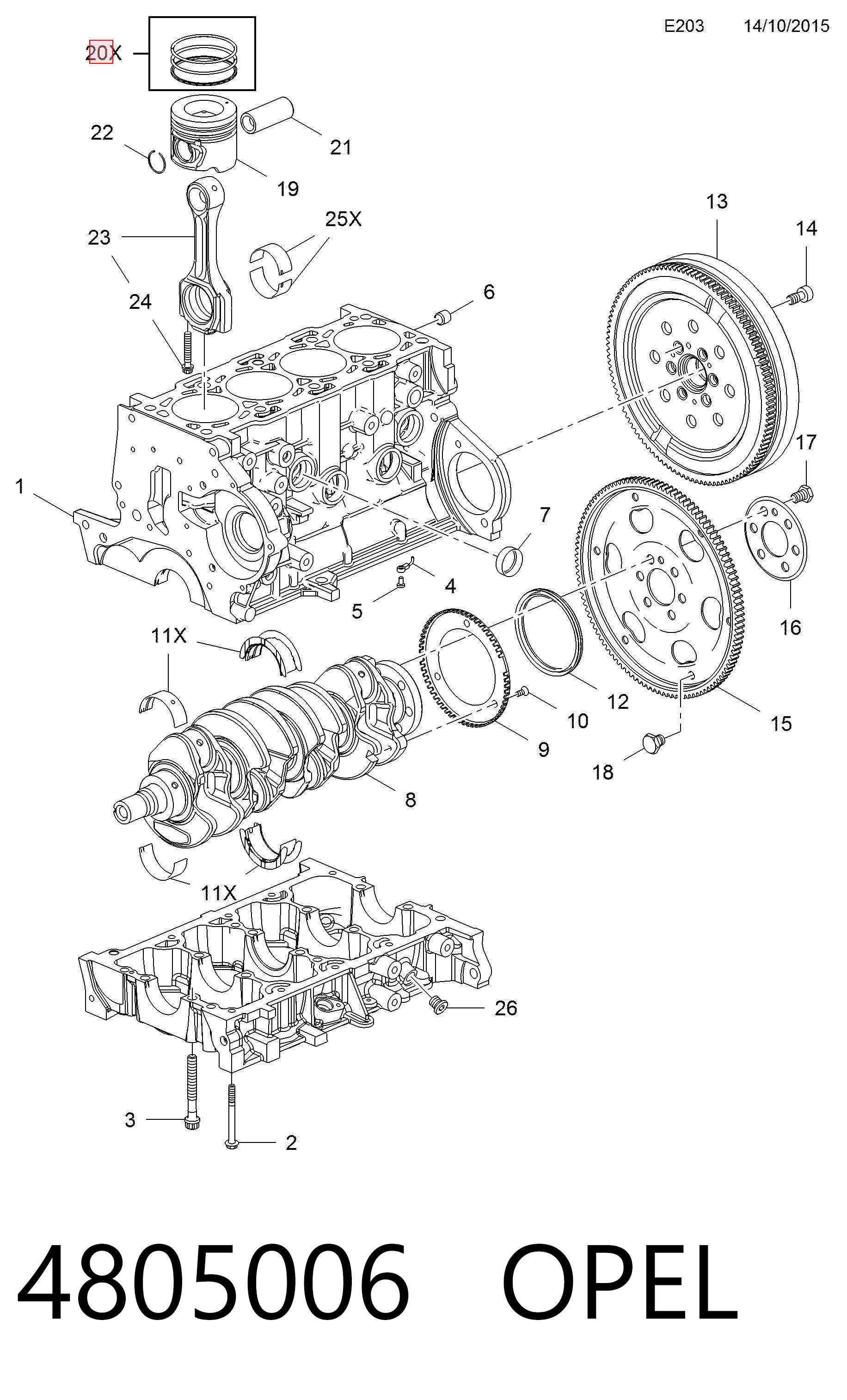4805006 Opel