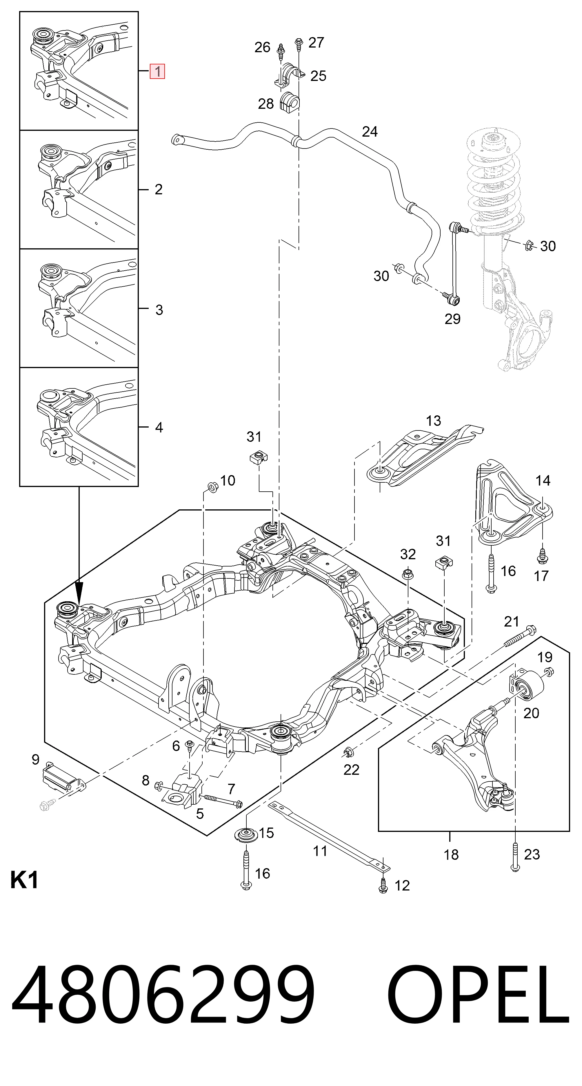 Comprar Puente delantero Chevrolet Captiva I C100