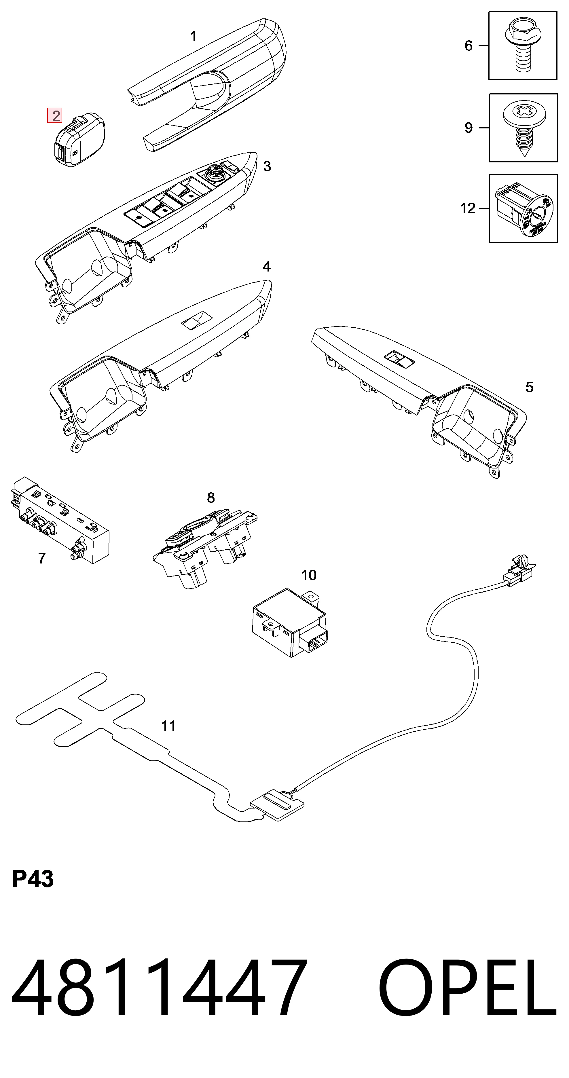 Sensor de lluvia Chevrolet Captiva I SUV (C100) (2006 - 2010) precio, desde 53,72 EUR