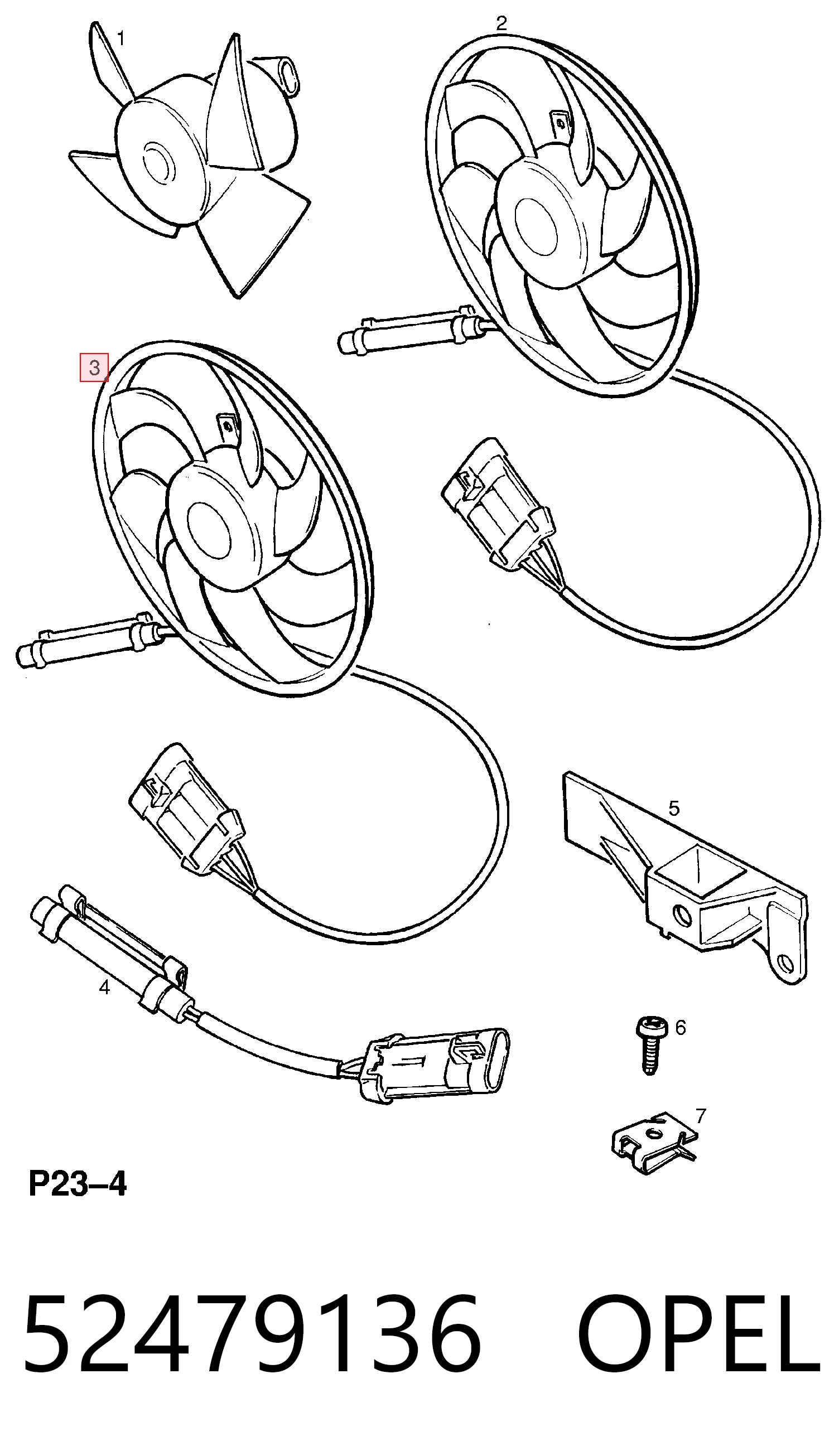 Comprar Ventilador del motor Opel Vectra B 38
