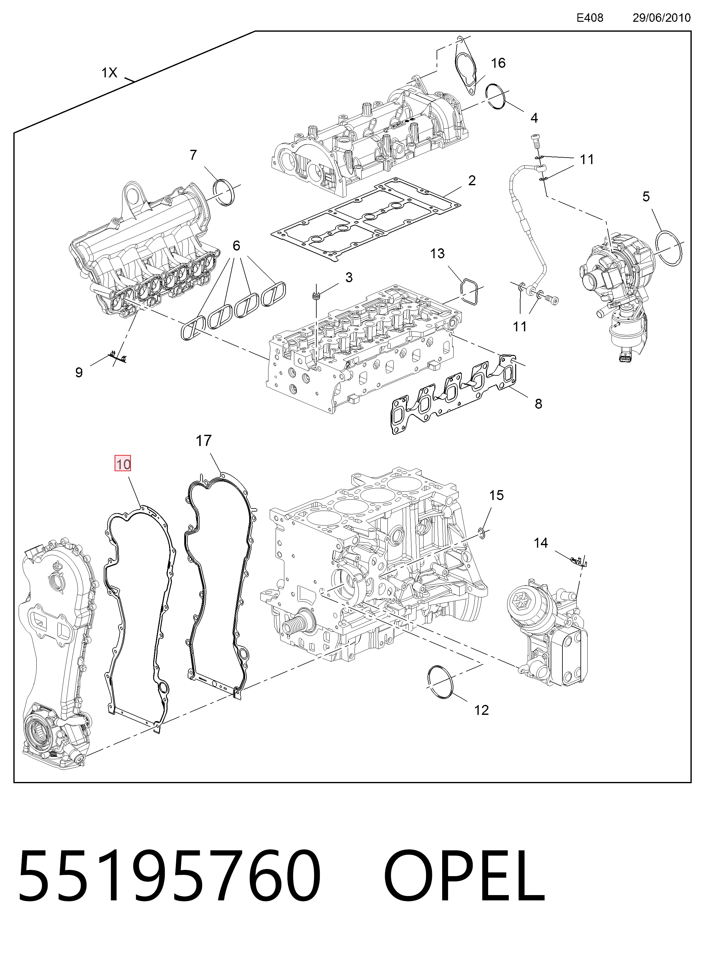 55195760 Opel