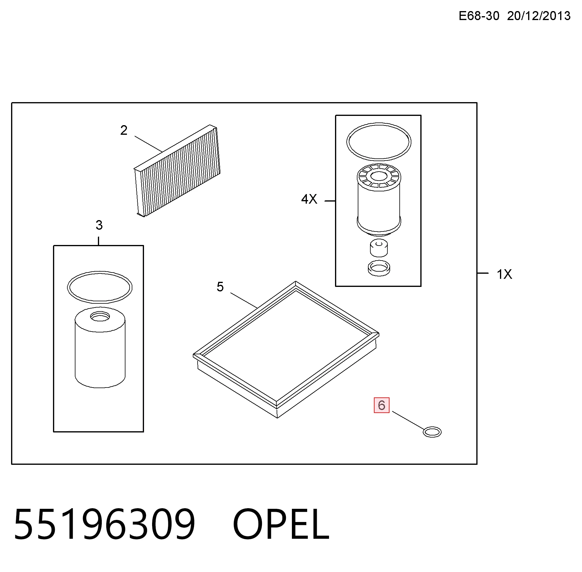 55196309 Opel