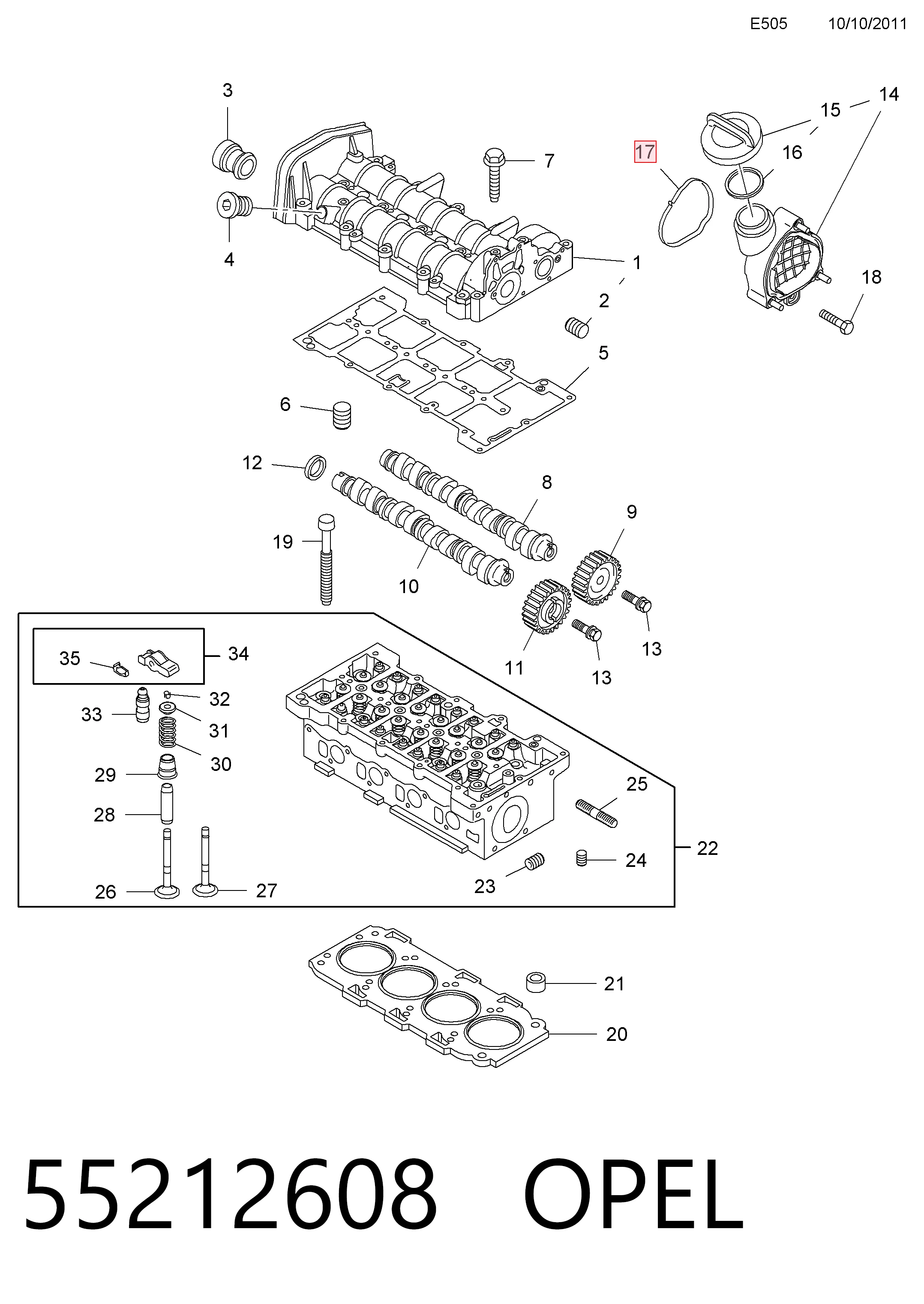 55212608 Opel