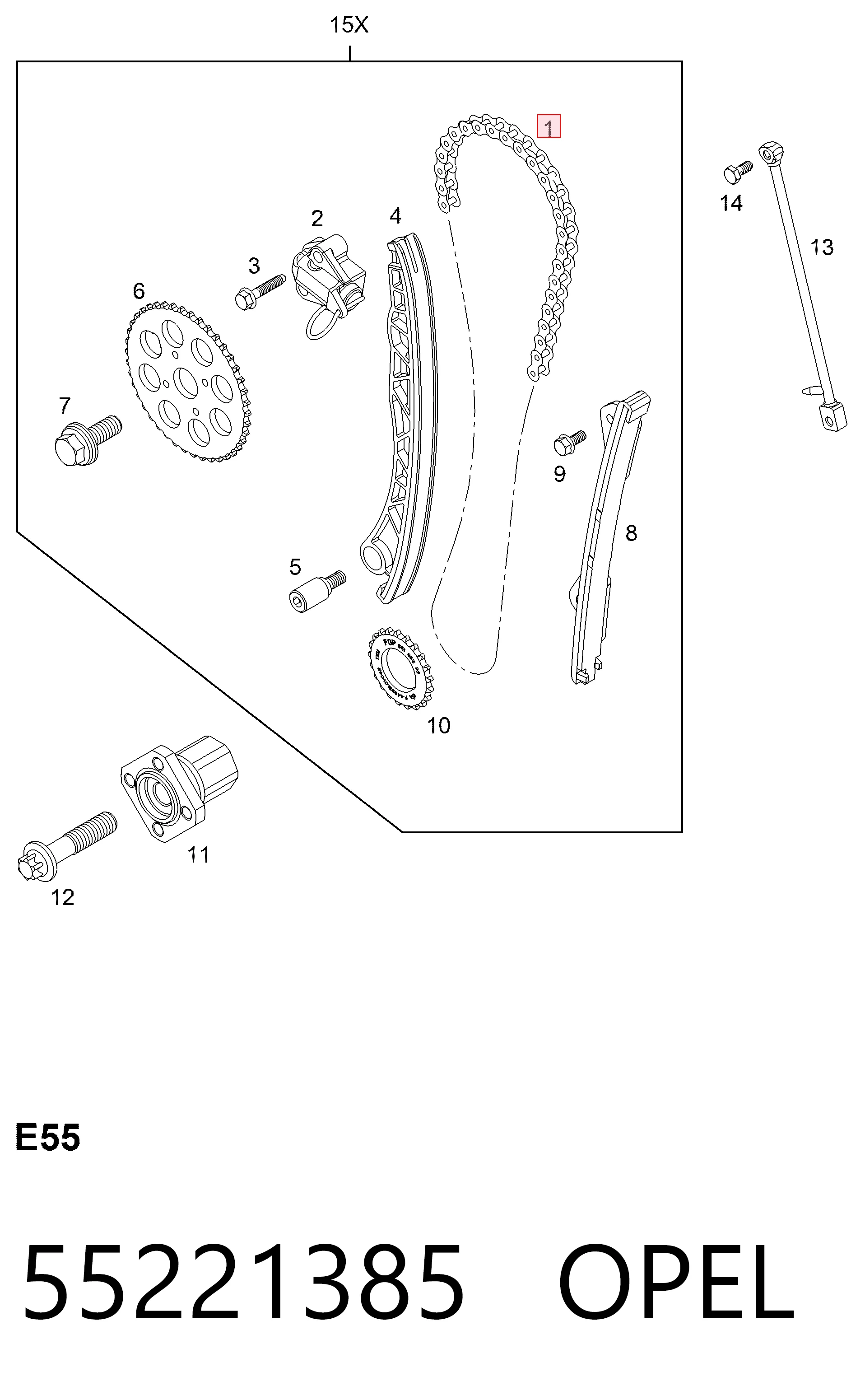 55221385 Opel