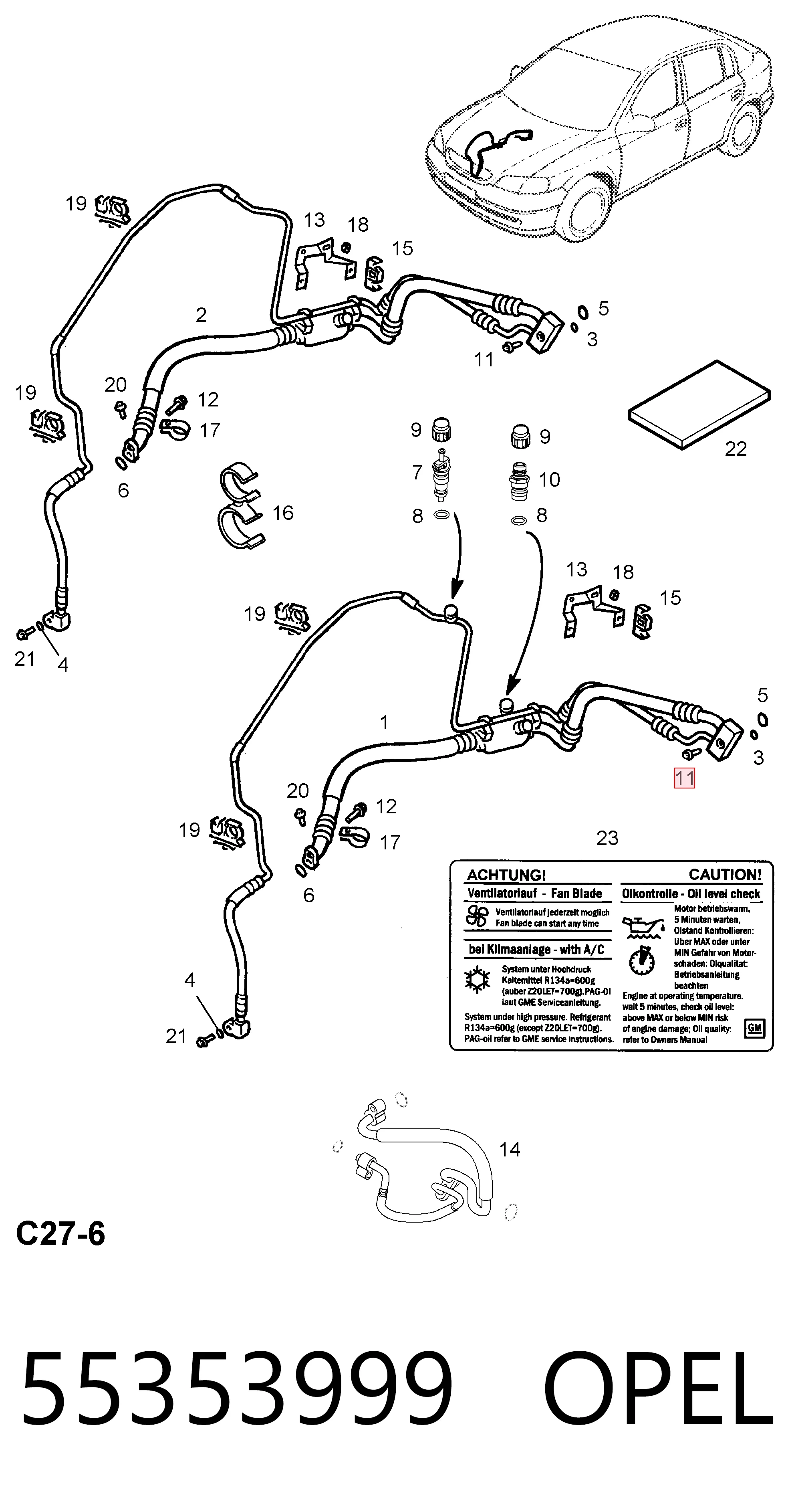 55353999 Opel