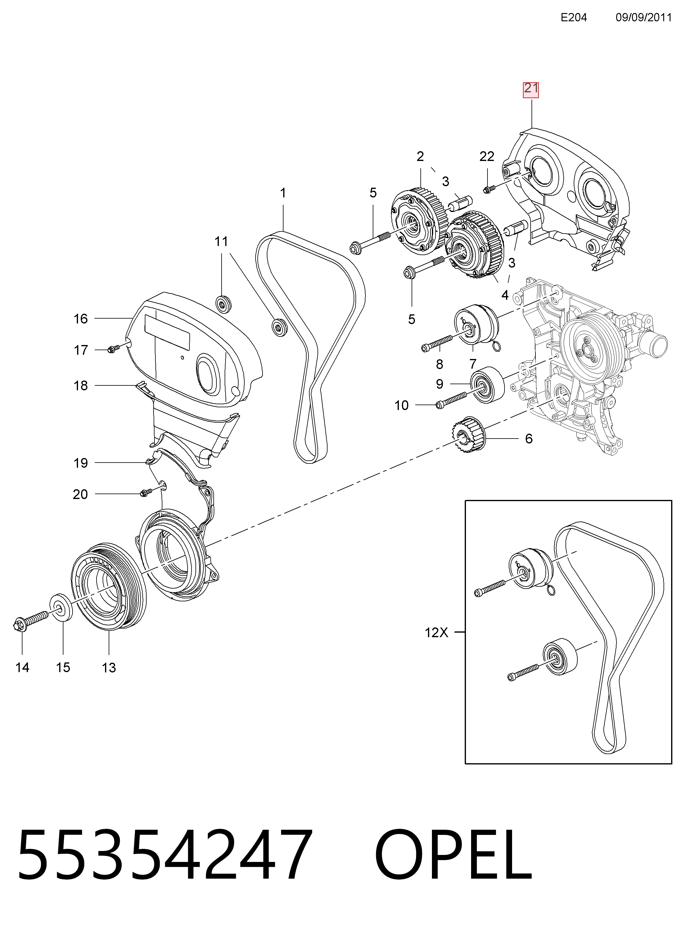 55354247 Opel