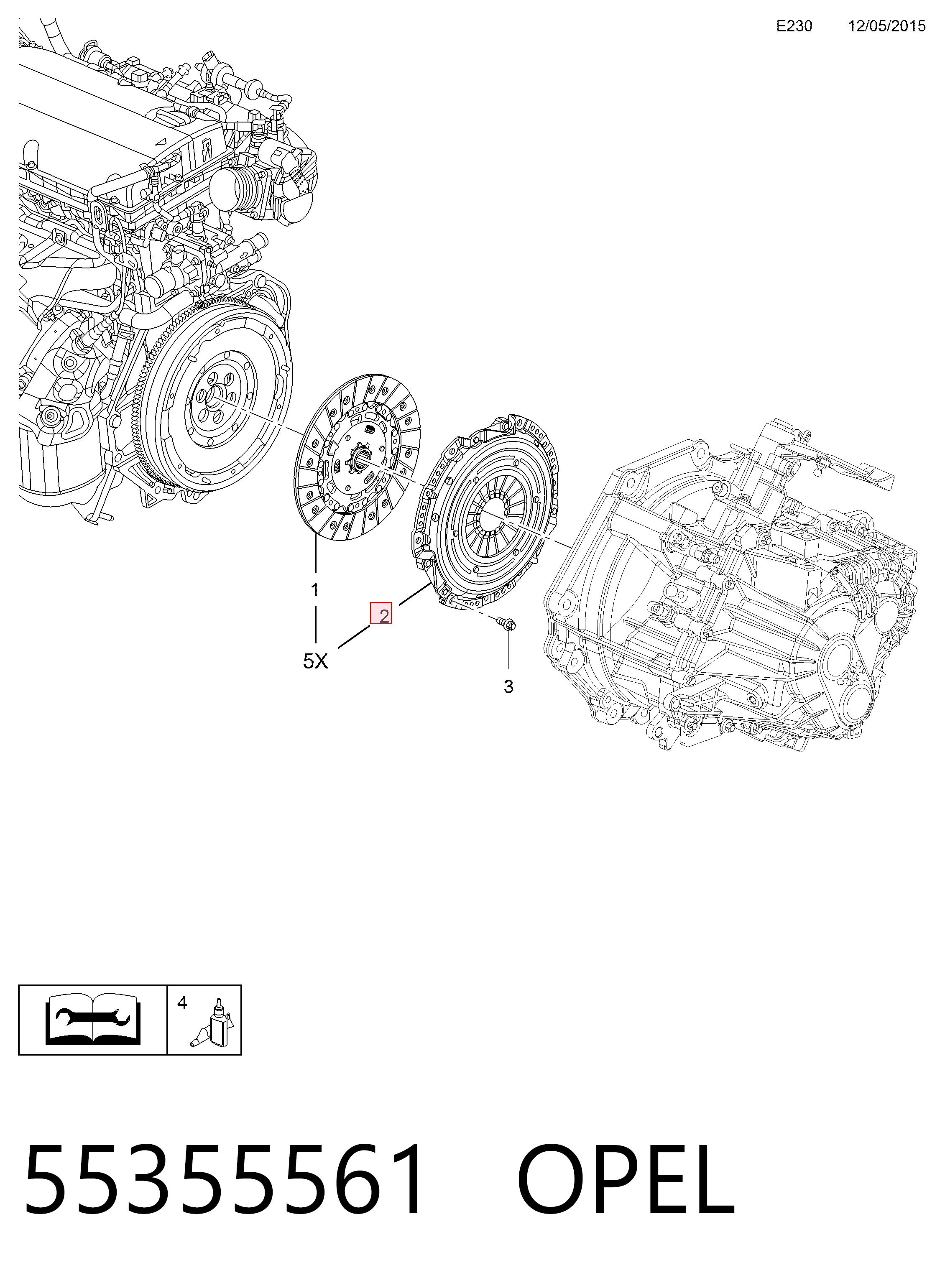 Comprar 55576165 General Motors Disco de embrague