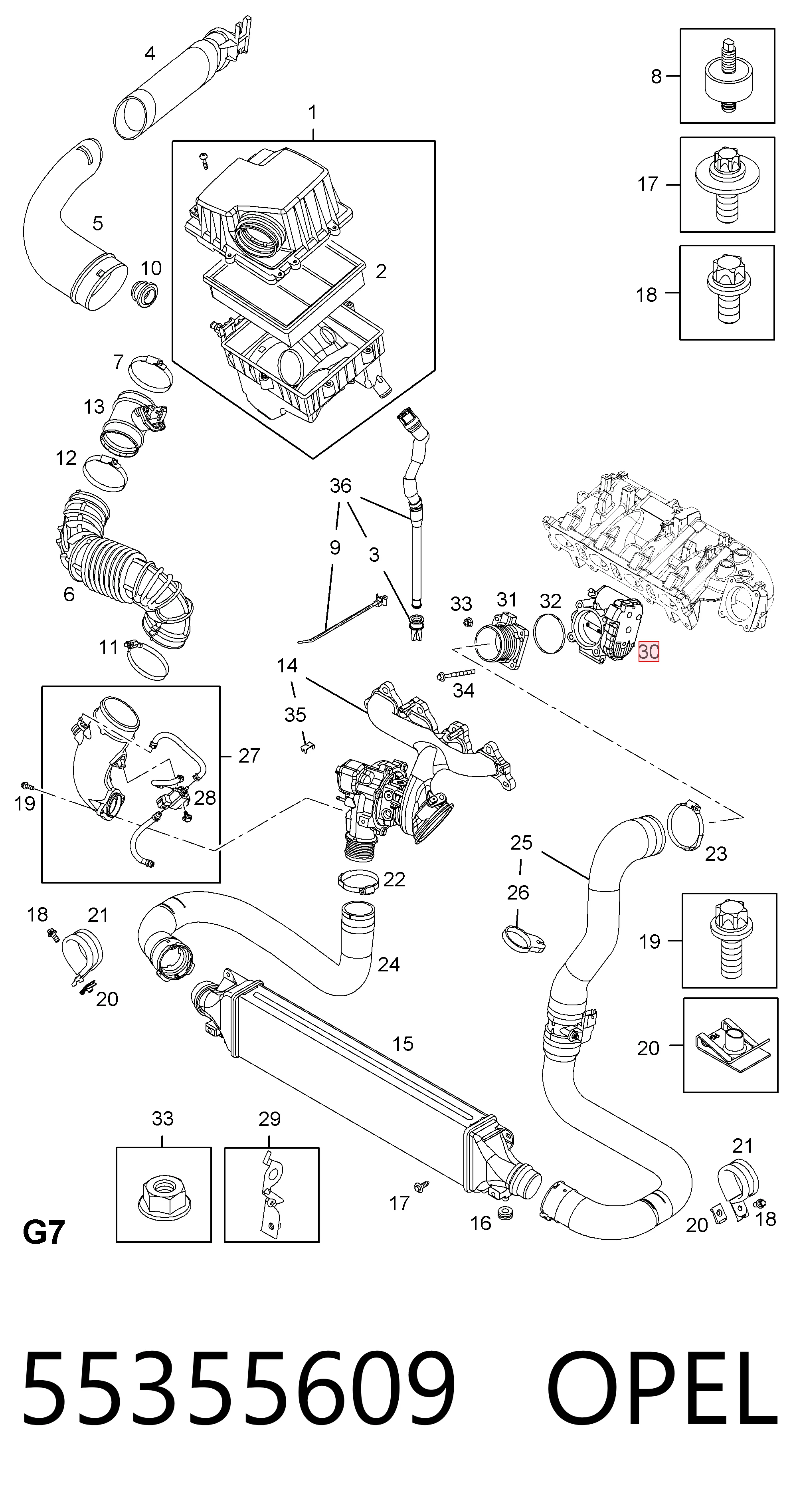 Cuerpo de mariposa 93186242 General Motors