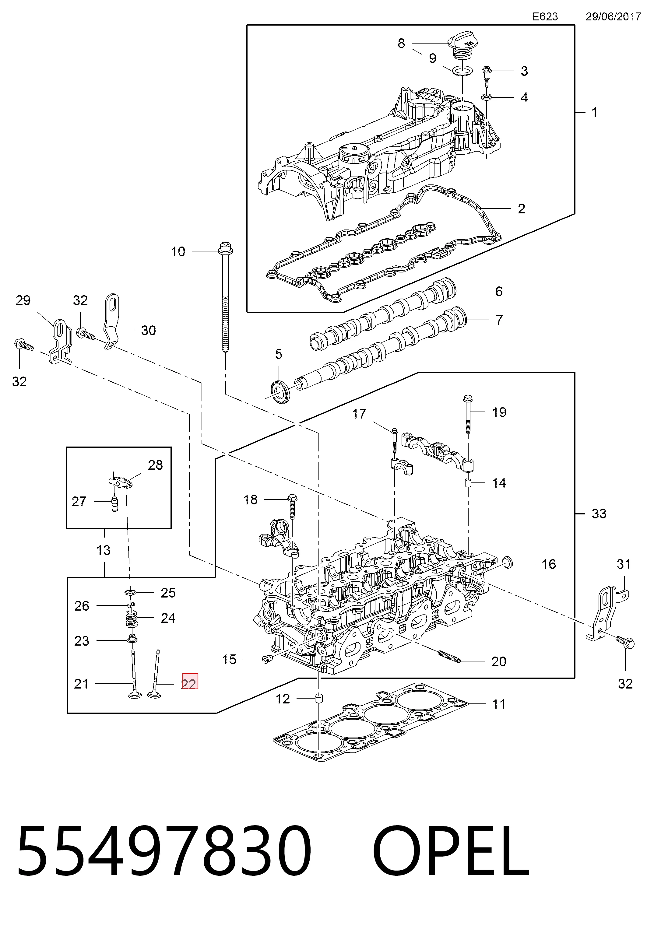 55497830 Opel