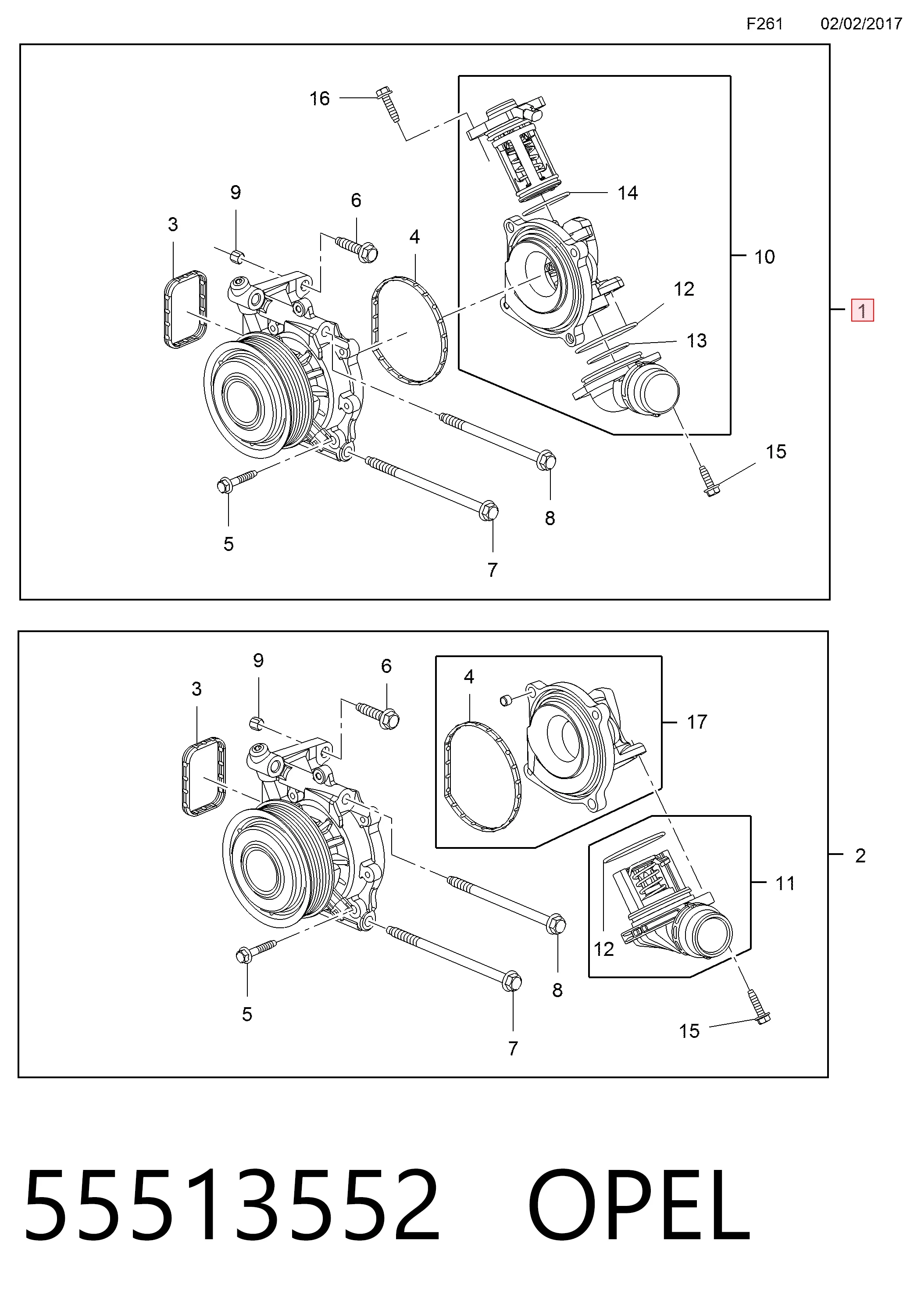 55513552 Opel