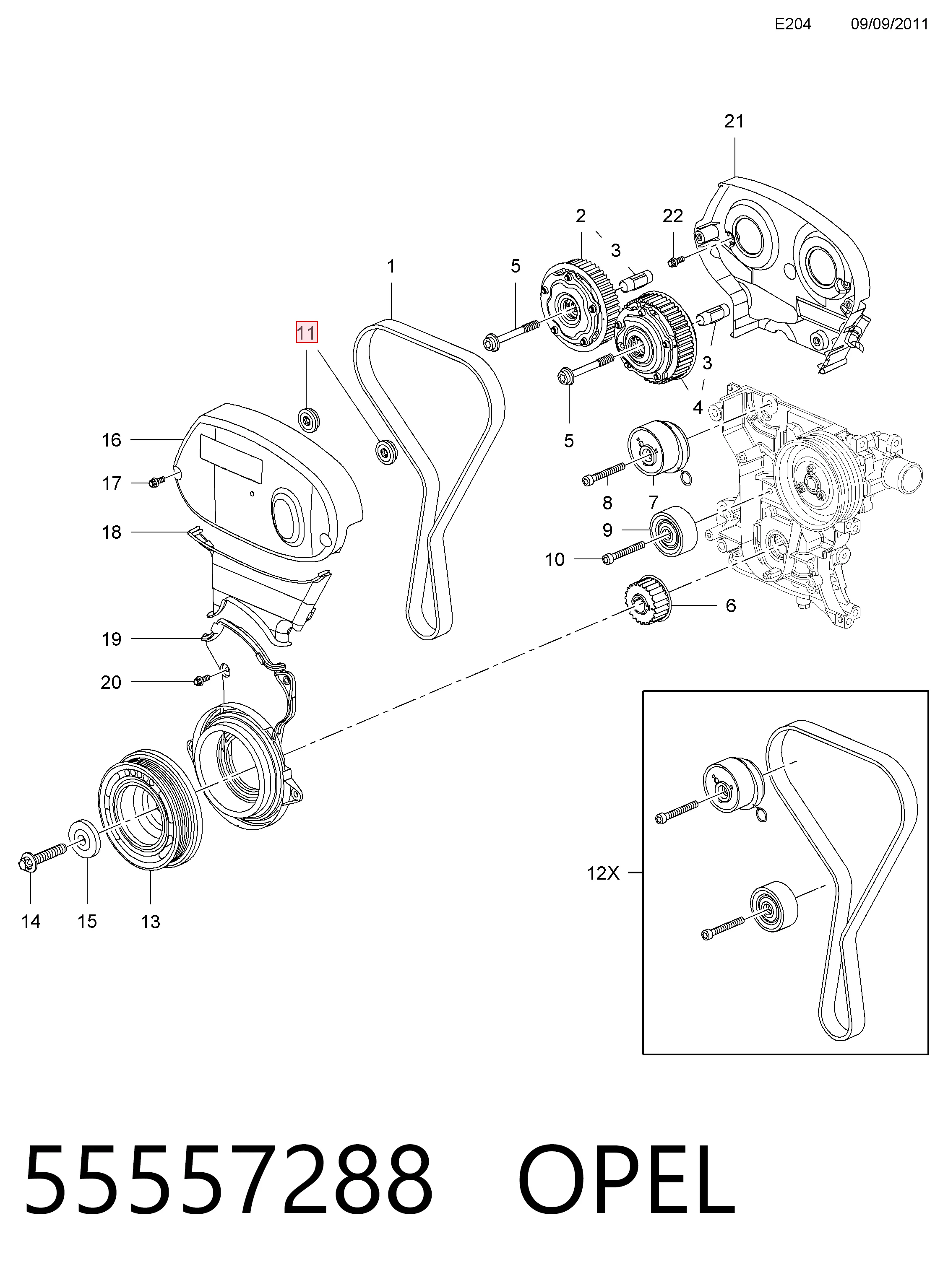 55557288 Opel