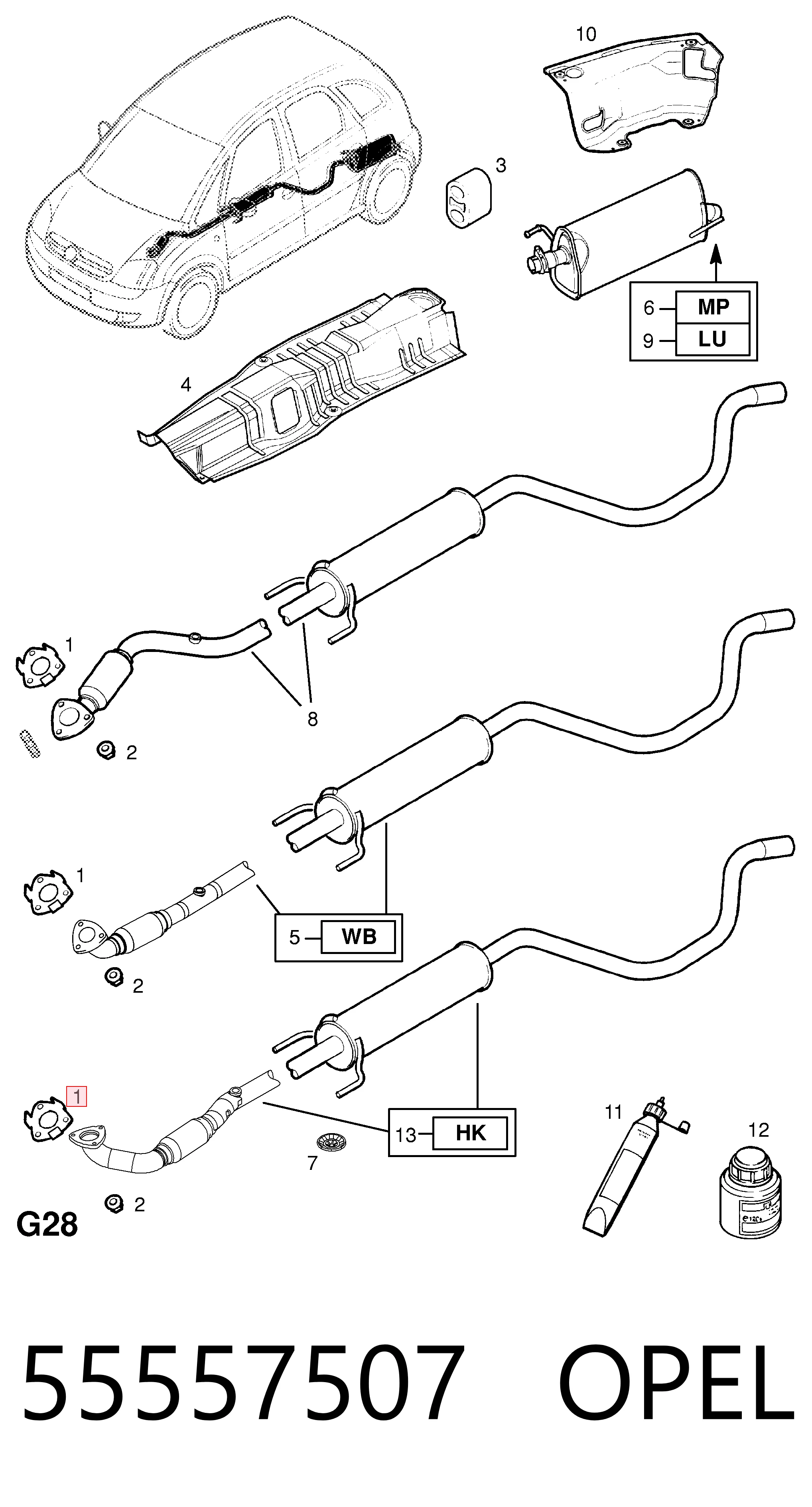 55557507 Opel