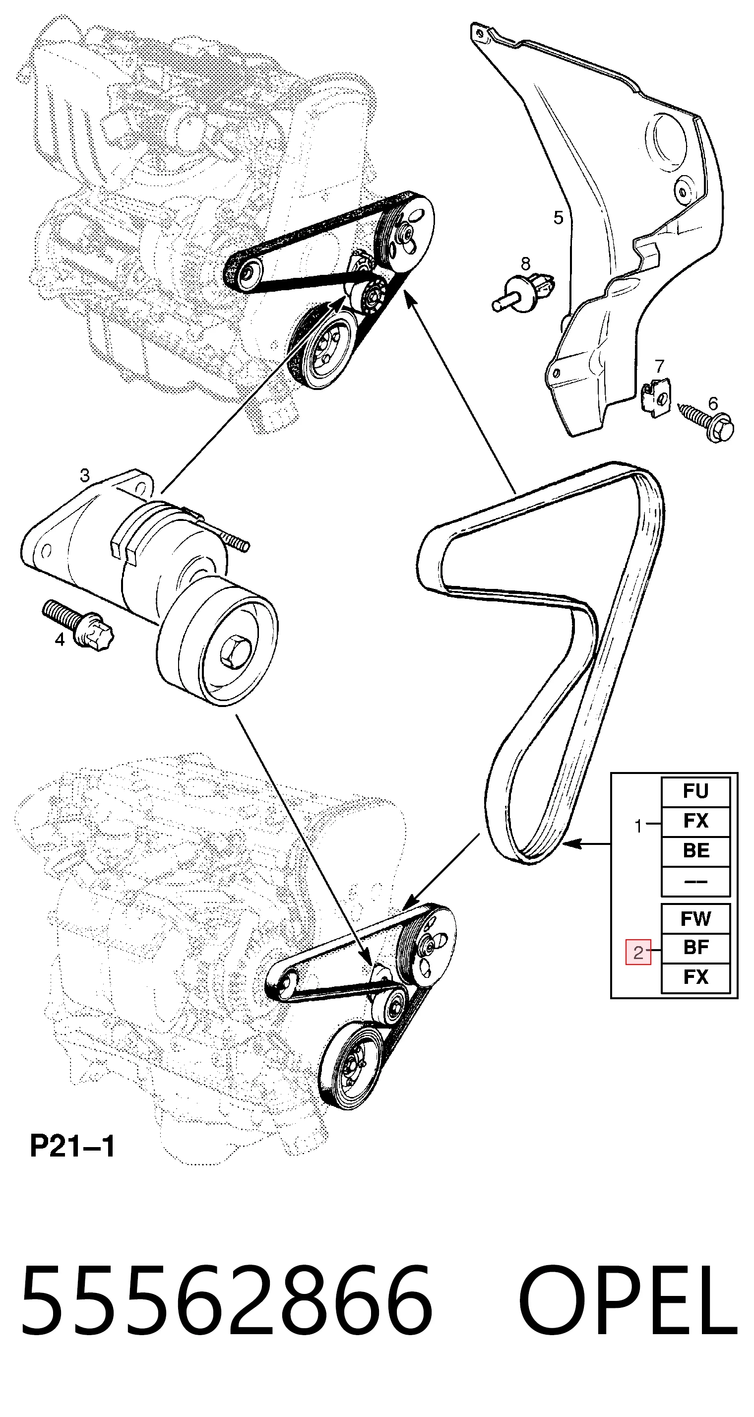 55562866 Opel