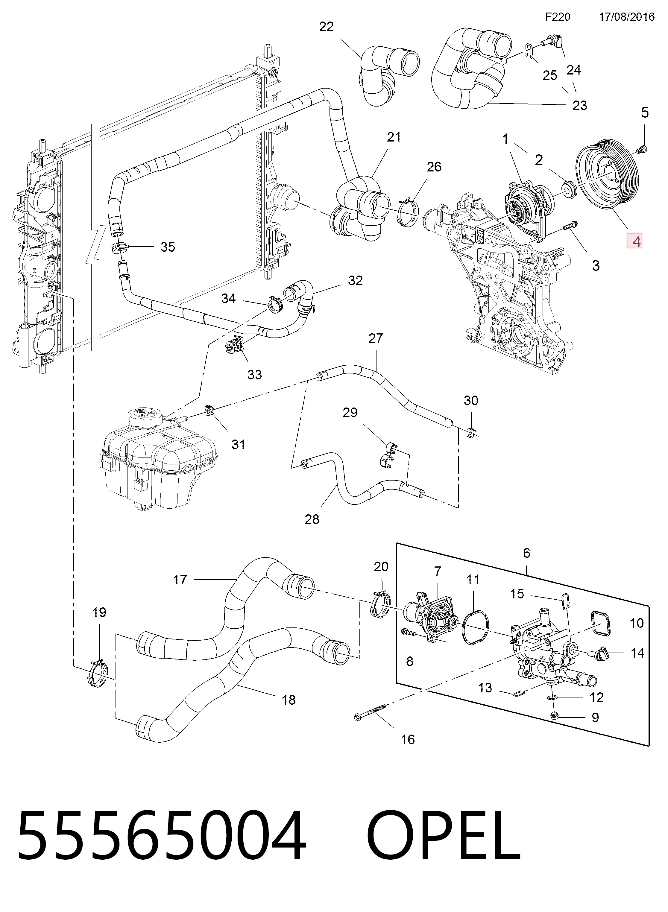 55565004 Opel