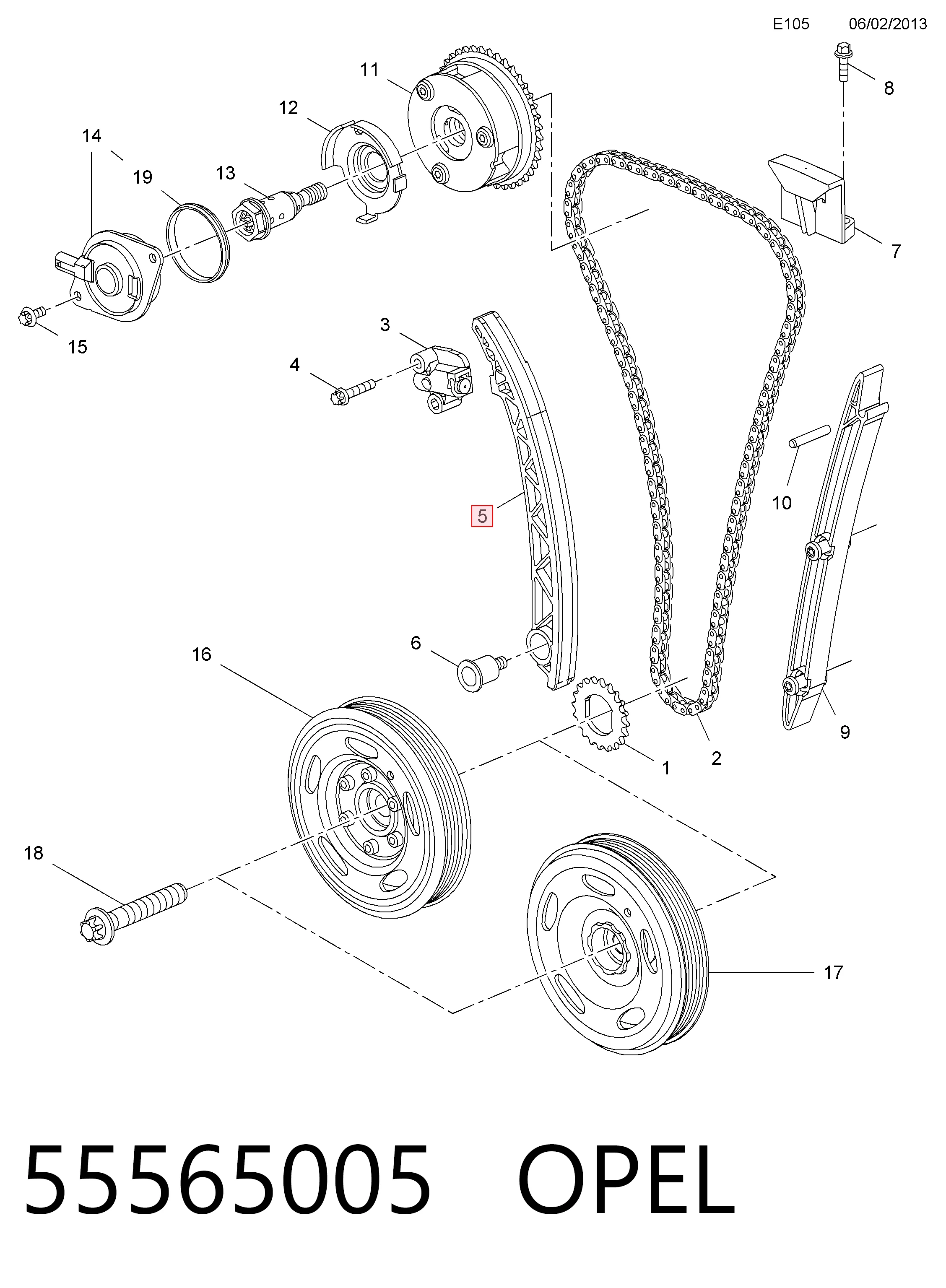 55565005 Opel