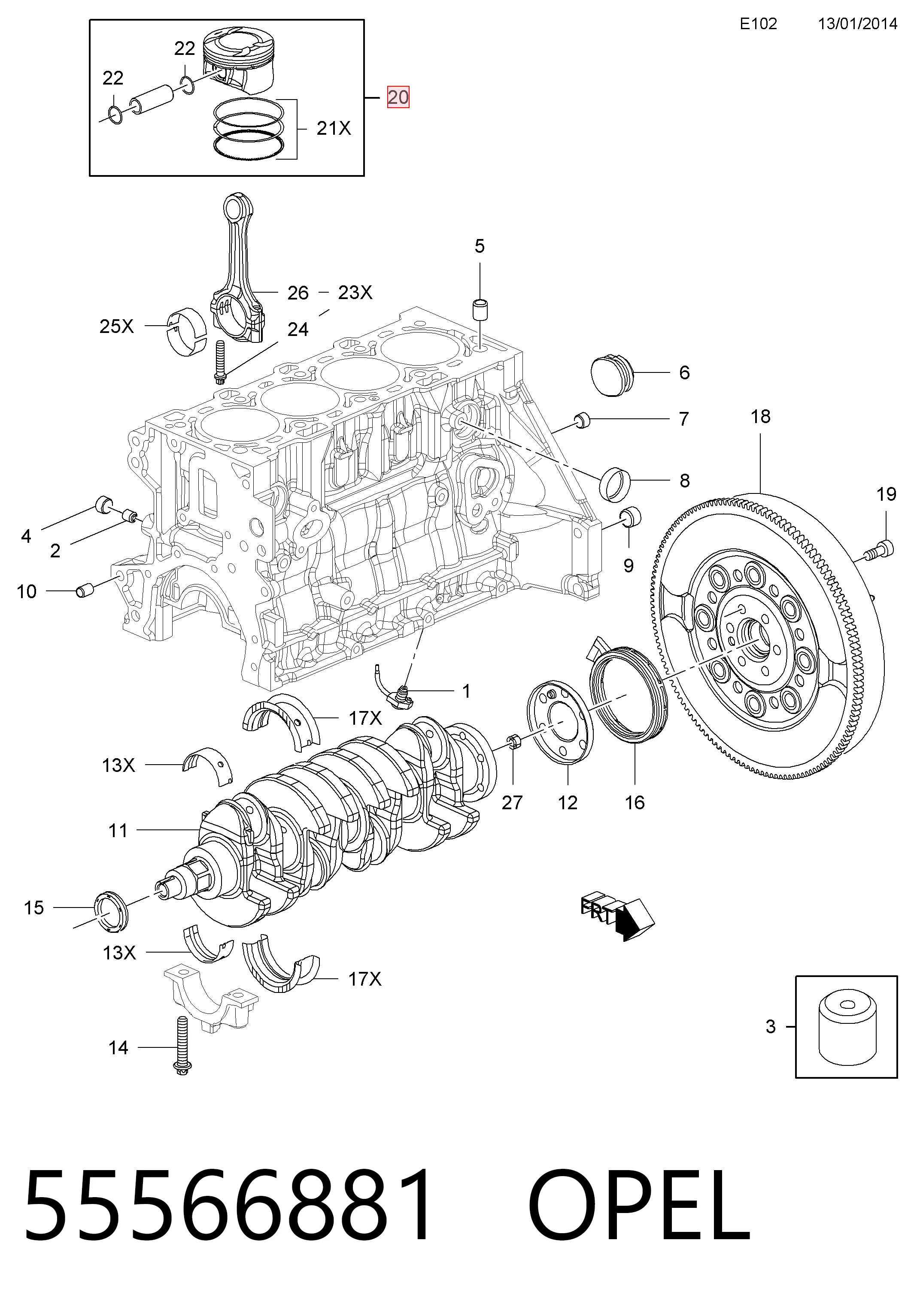 55566881 Opel