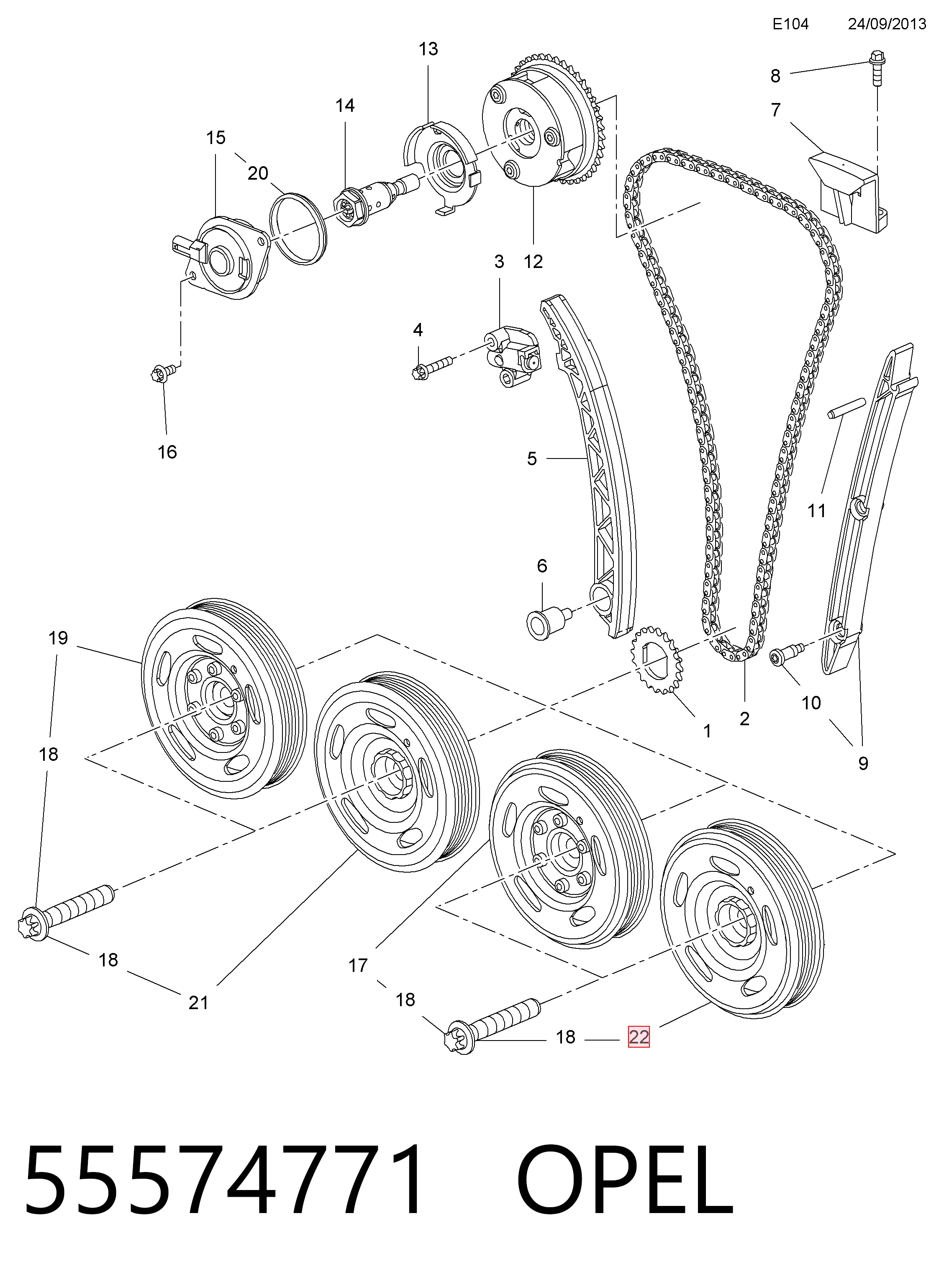 55574771 Opel