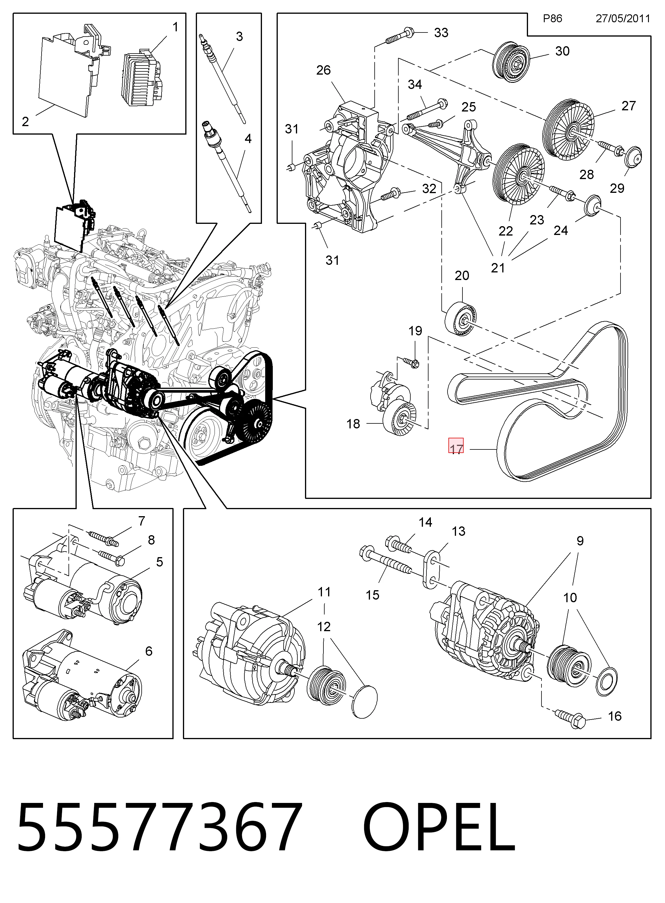 55577367 Opel