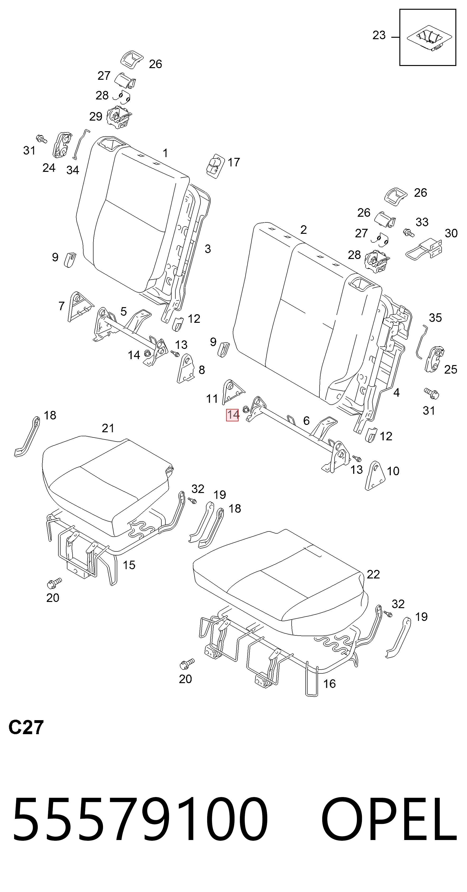55579100 Opel