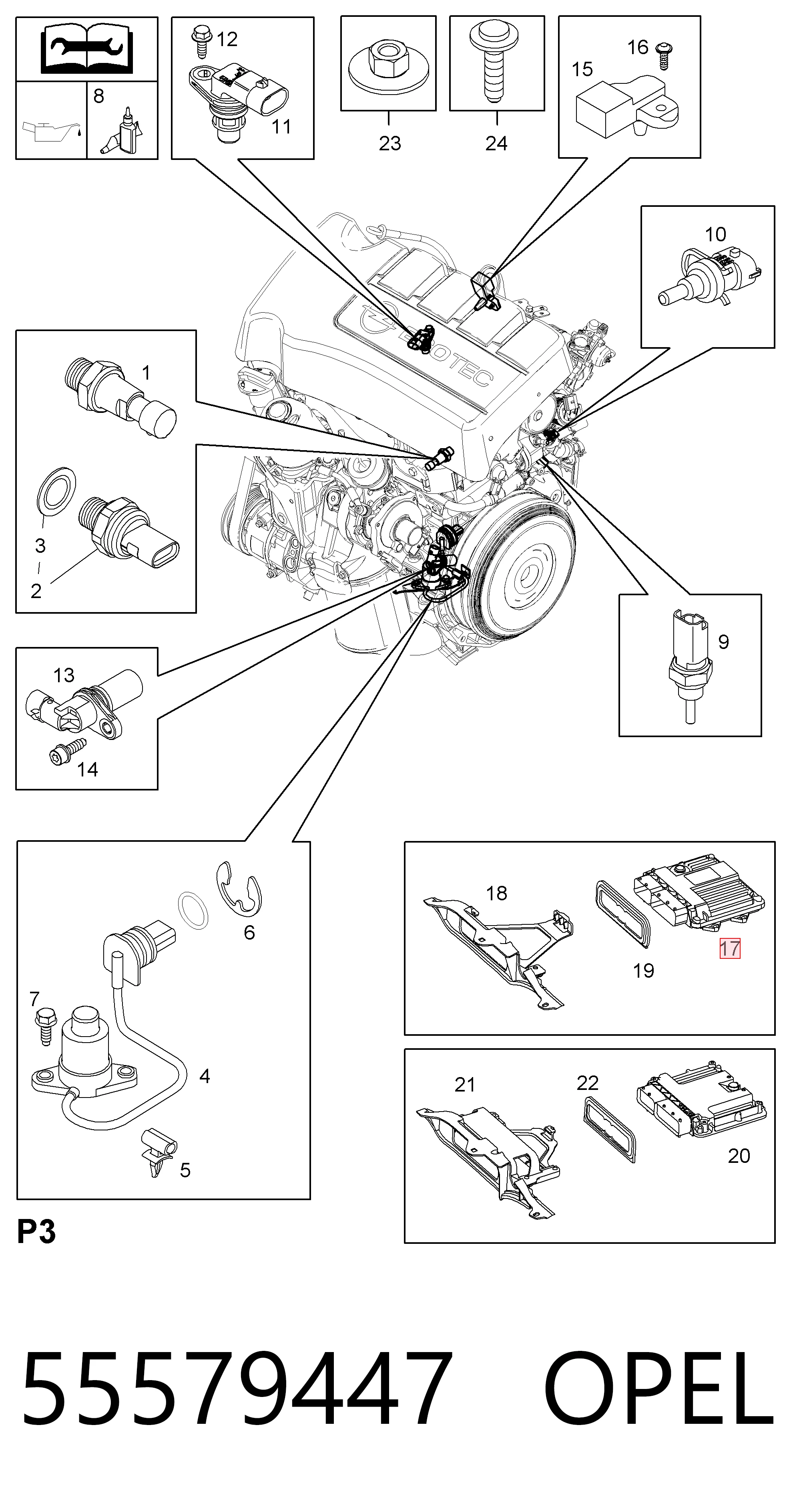 Unidad de control del motor  Peugeot/Citroen 55579447 precio, desde 107,45 EUR