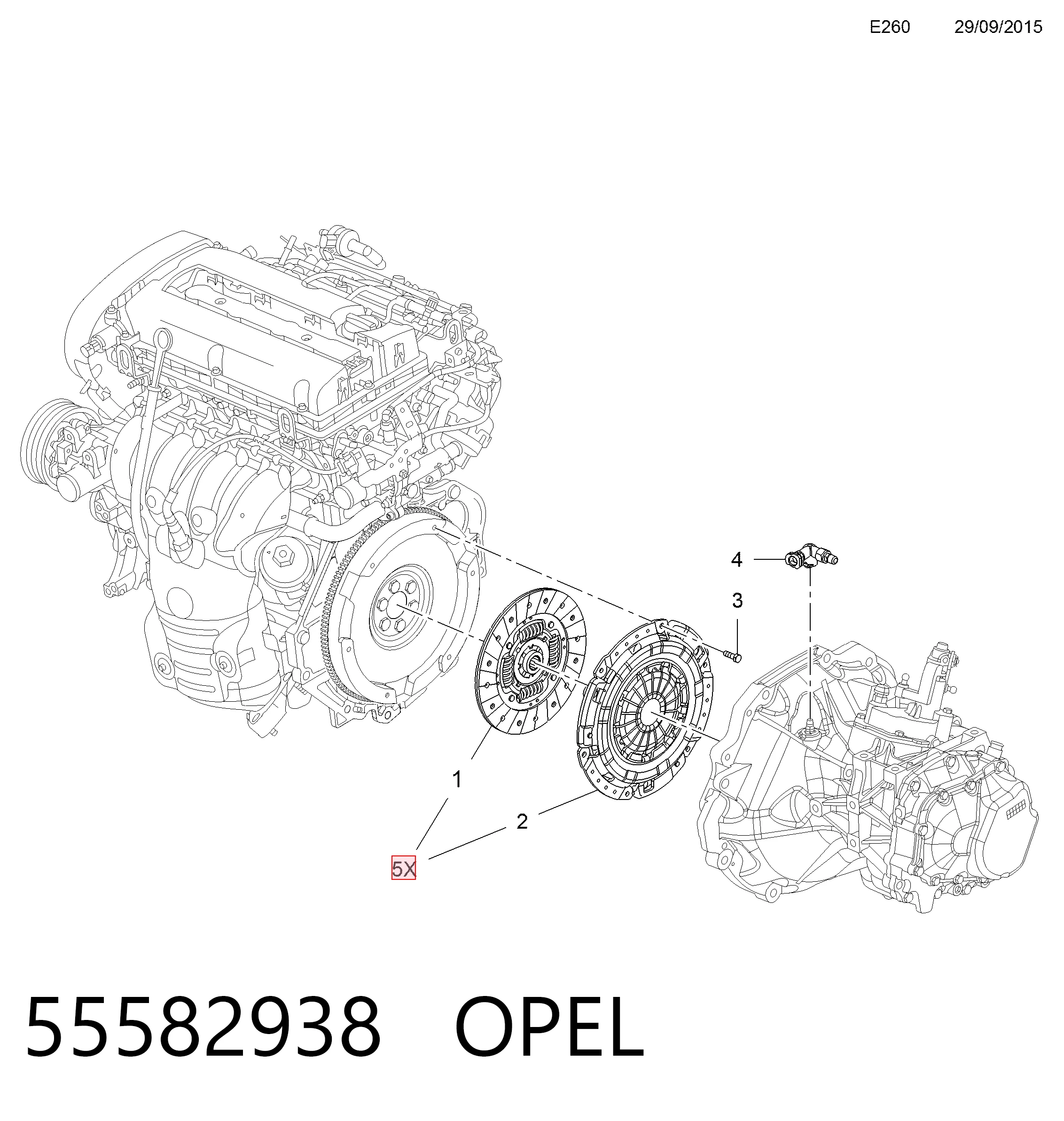 Kit de embrague Orlando  monovolumen (2010-2026) original desde 167,09 €