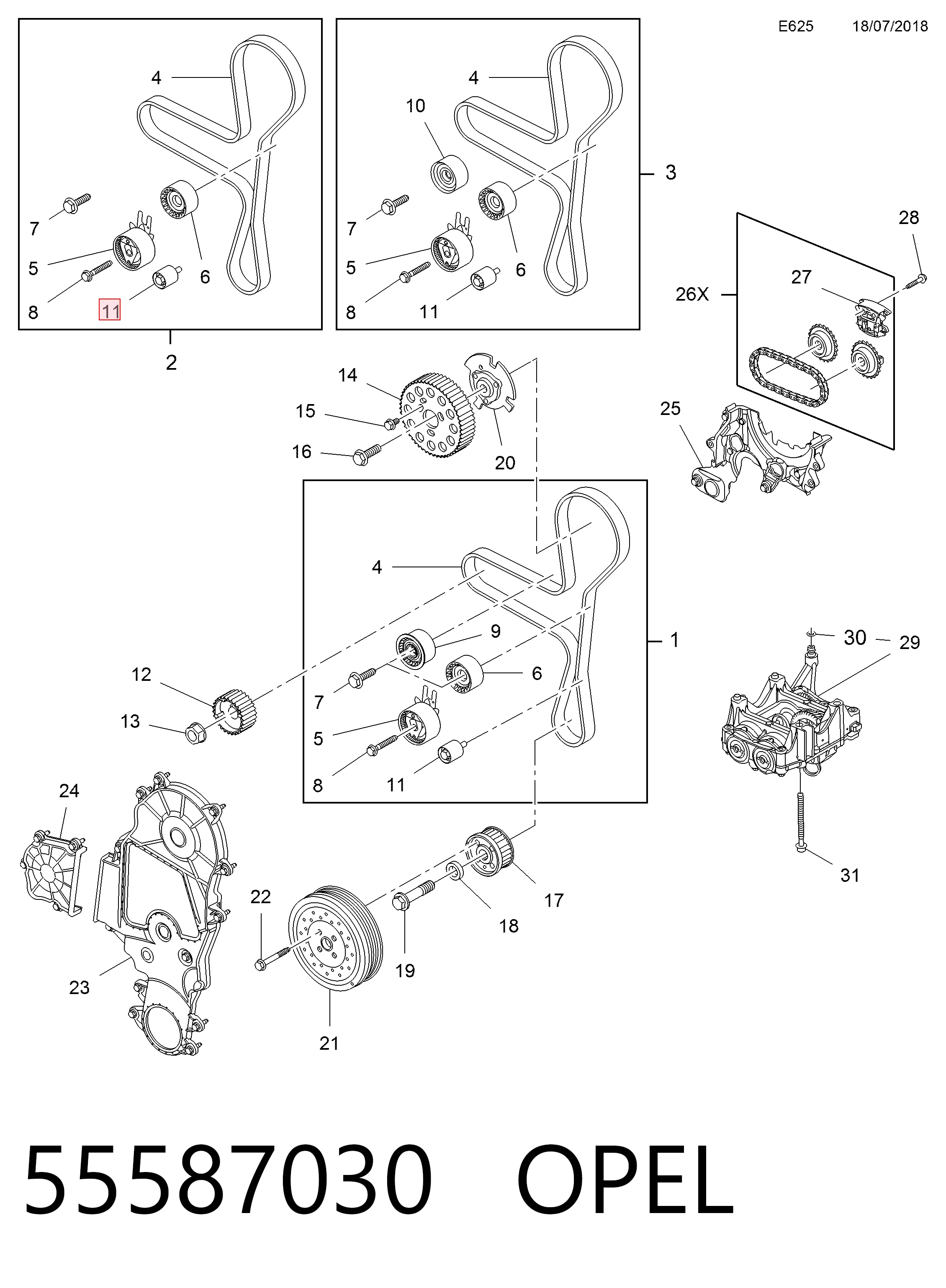 55587030 Opel