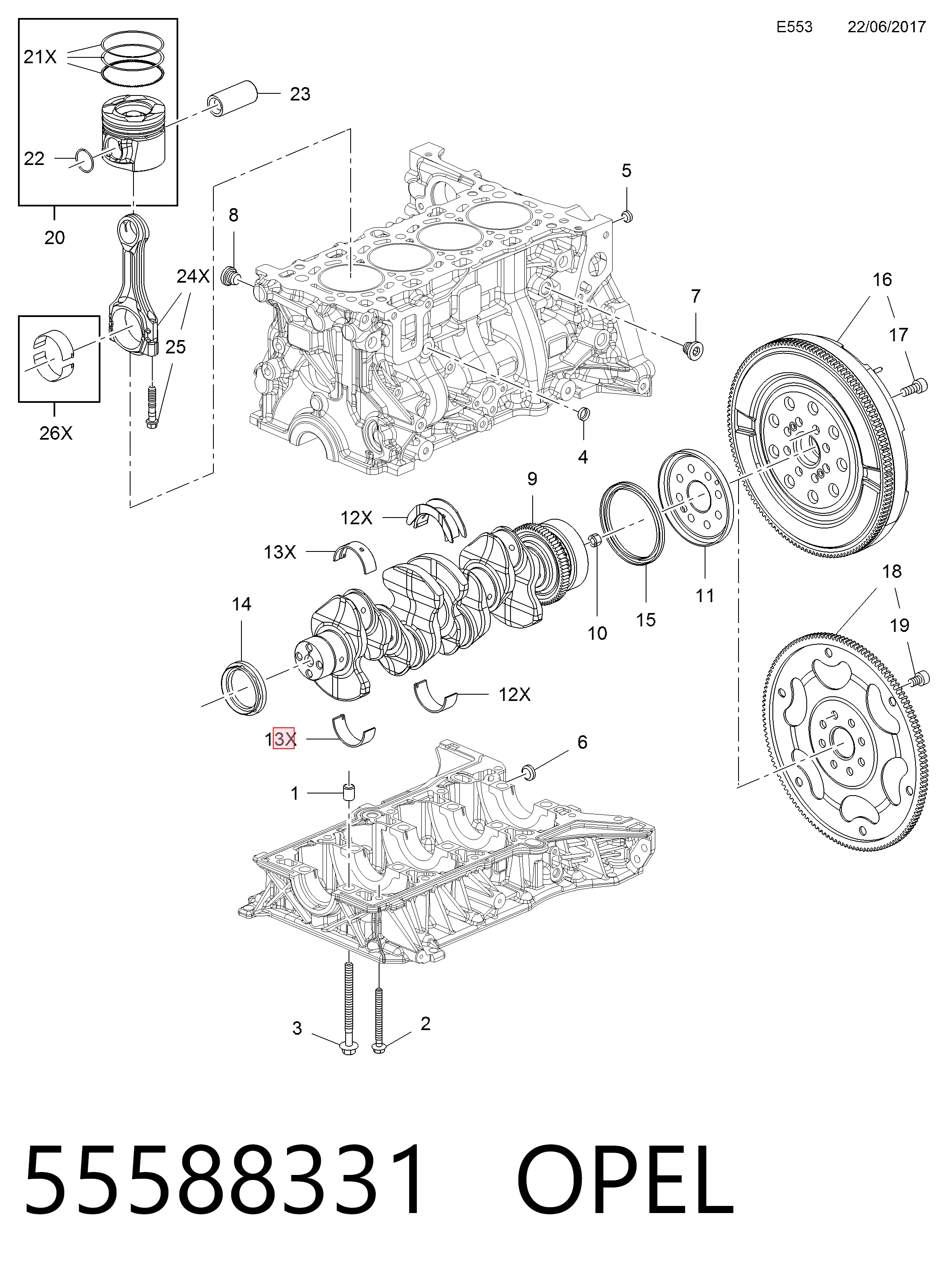 55588331 Opel