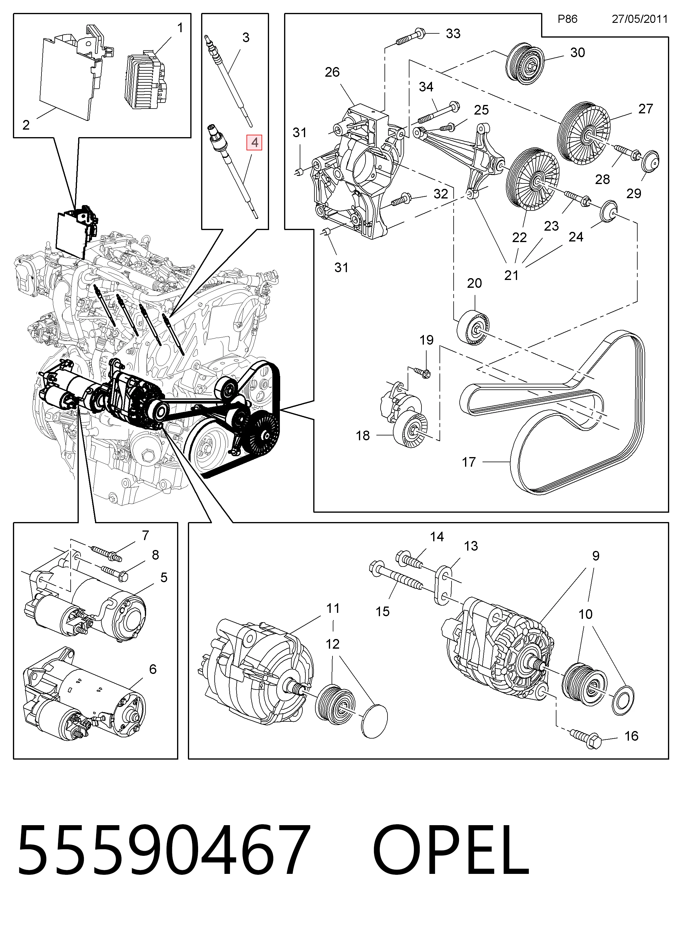 55590467 Opel