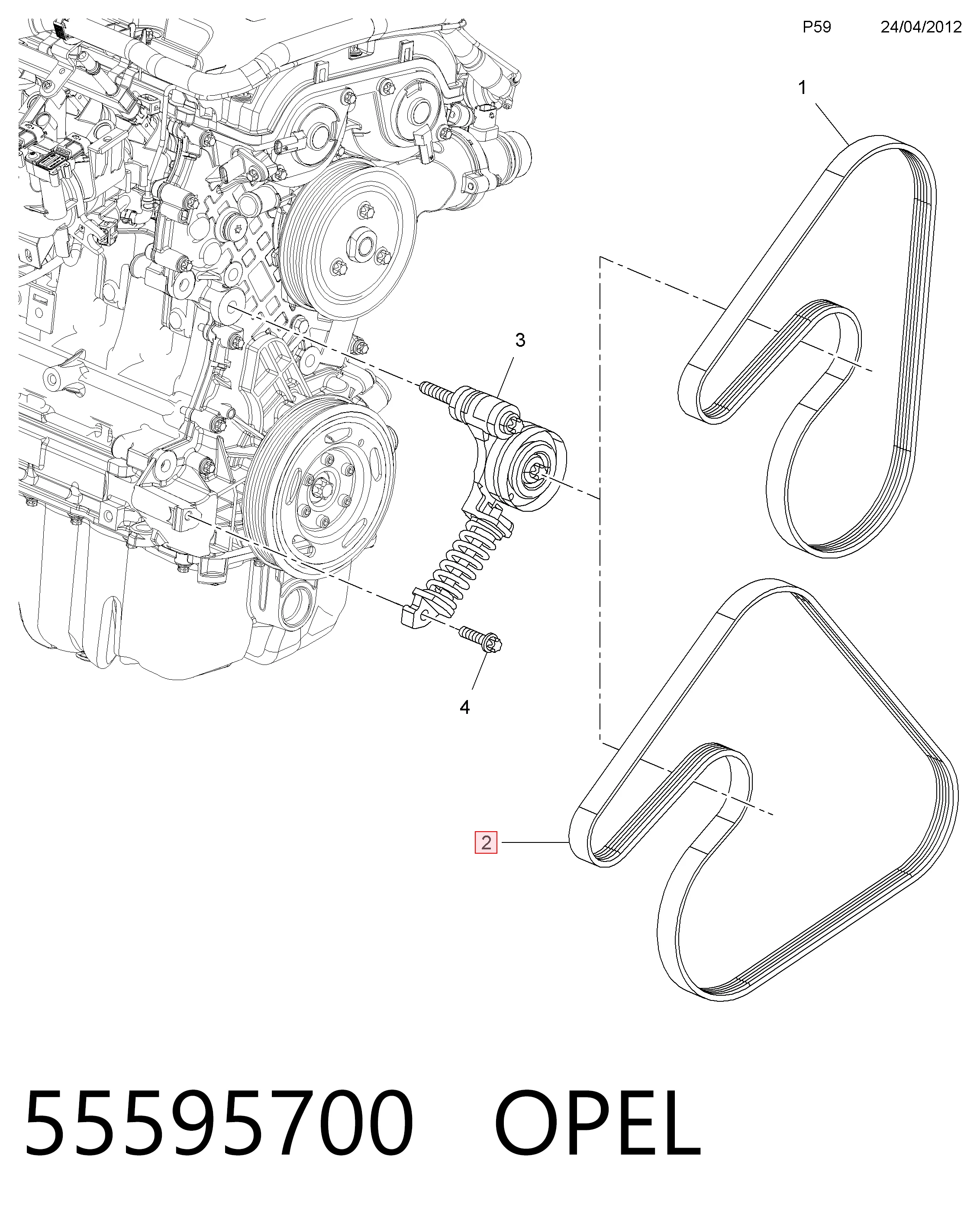 55595700 Opel