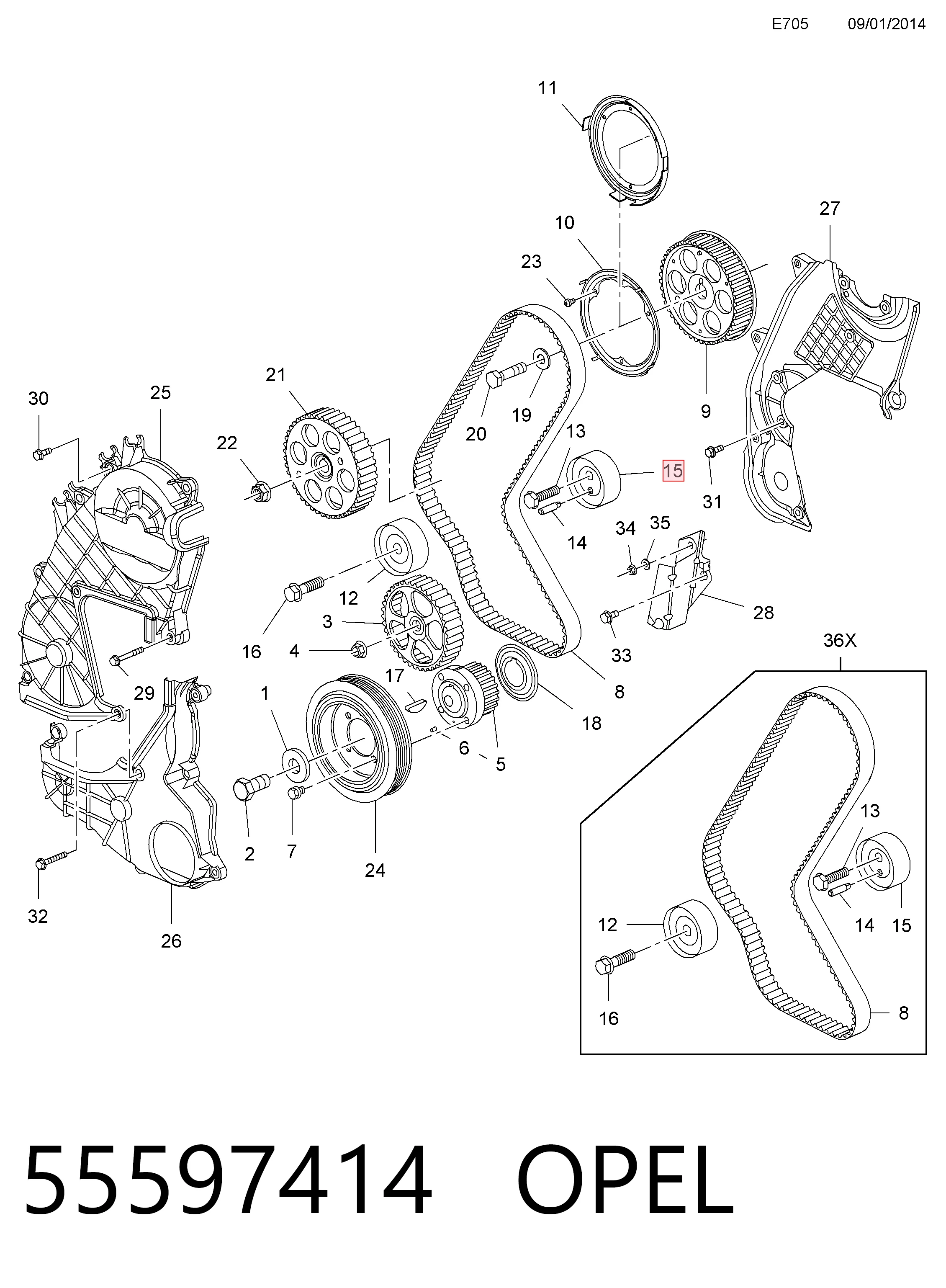 55597414 Opel