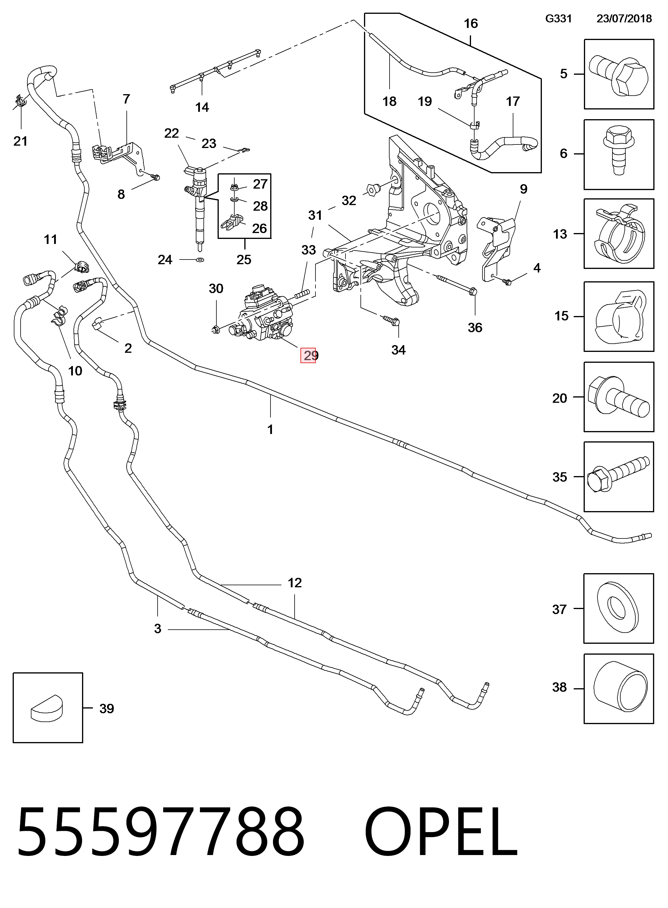 Comprar 95530245 Peugeot/Citroen Bomba inyectora