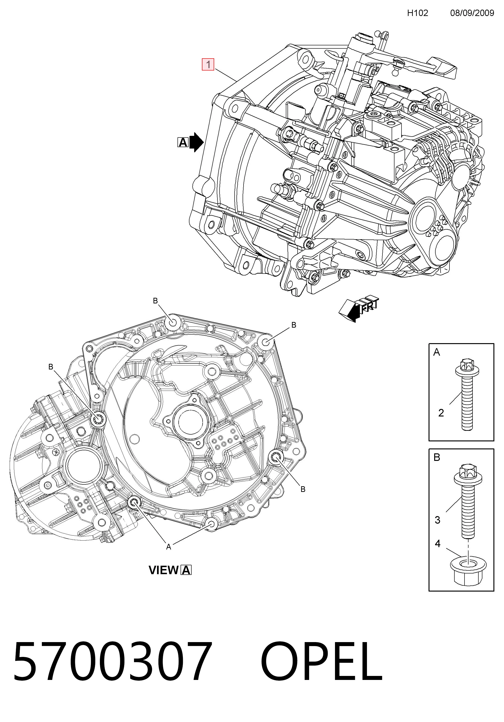93169634 Peugeot/Citroen Transimisión manual