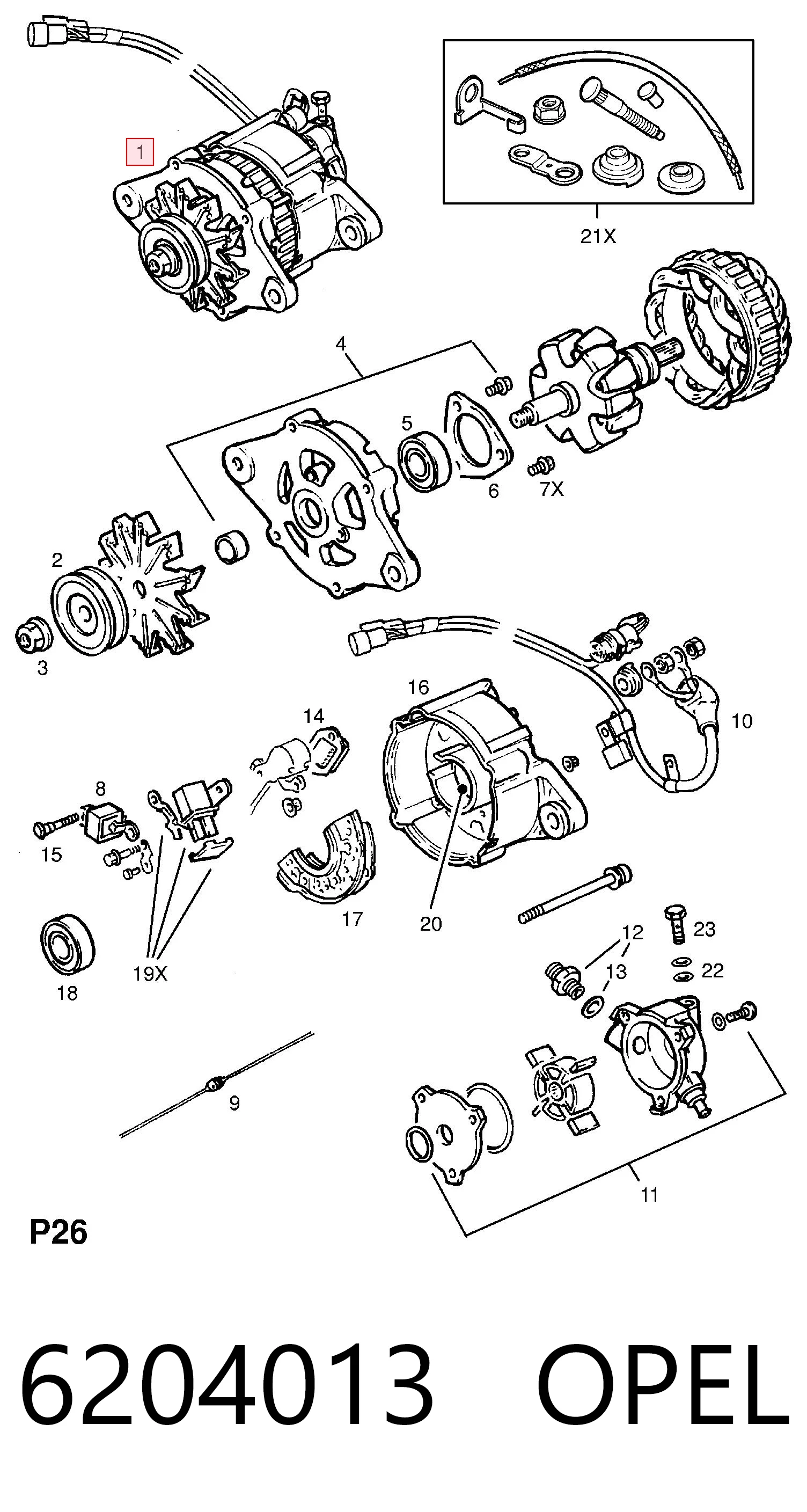 6204013 Opel