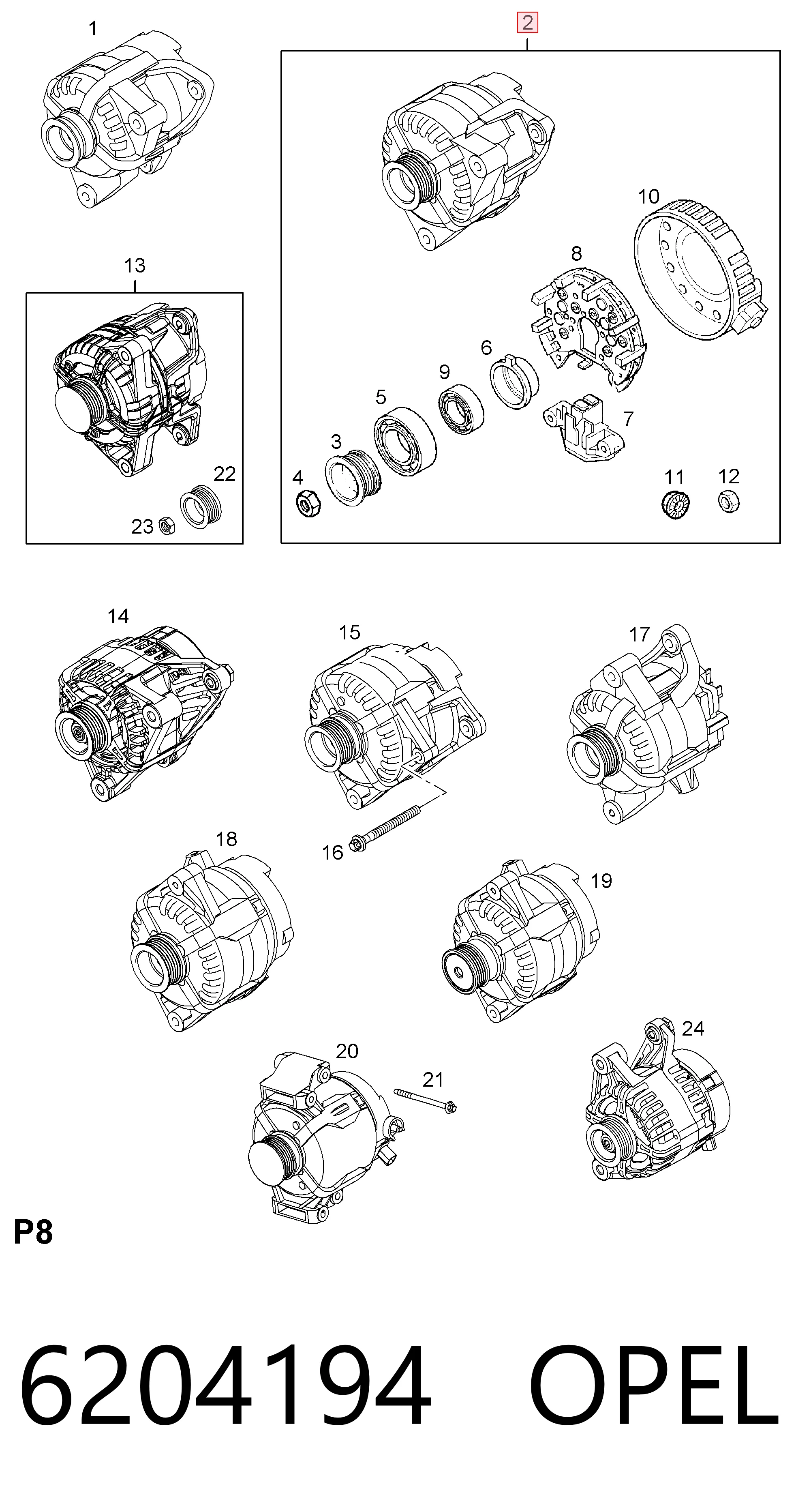 6204194 Opel