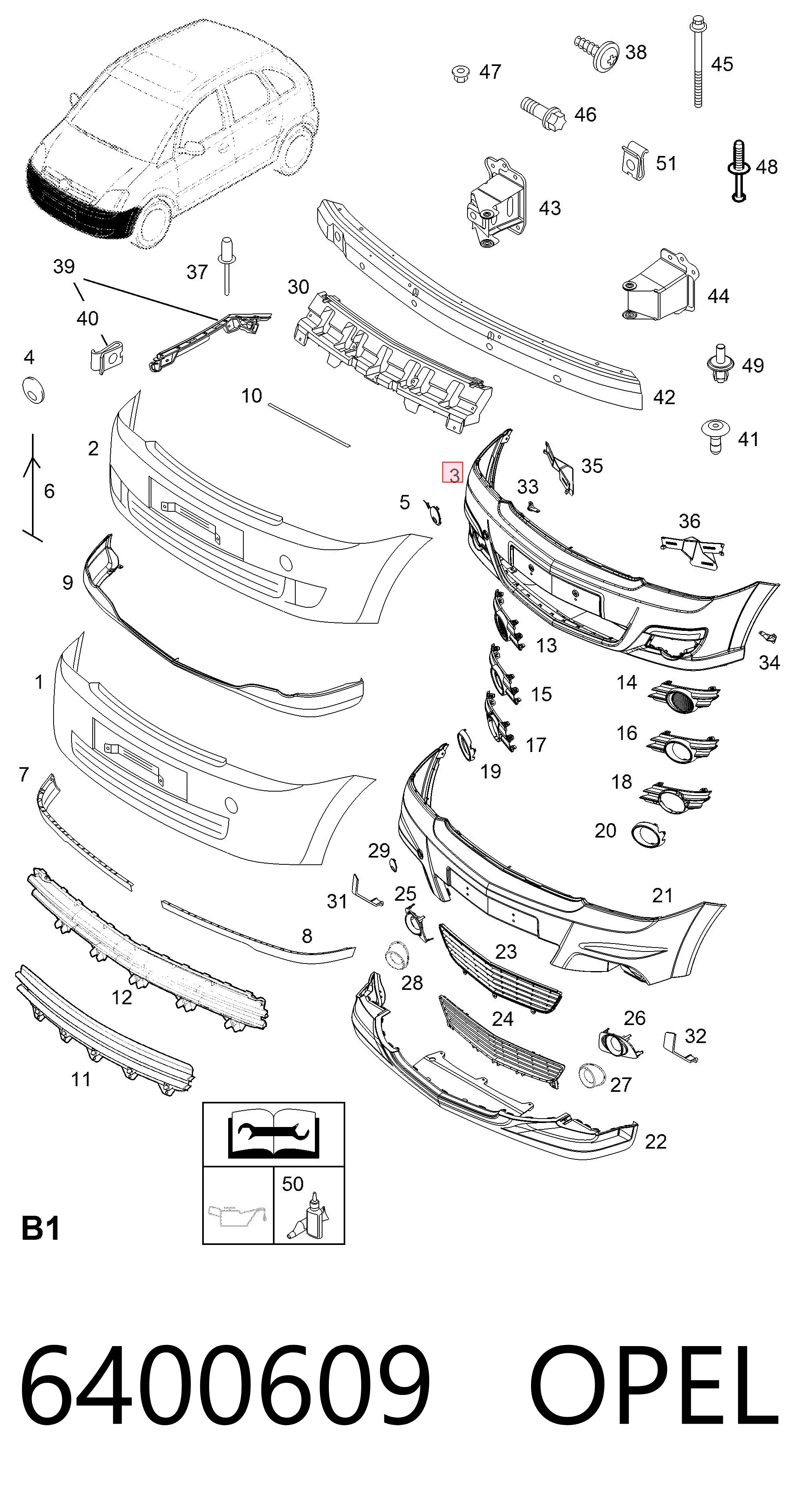 Parachoques Starline KH5026902