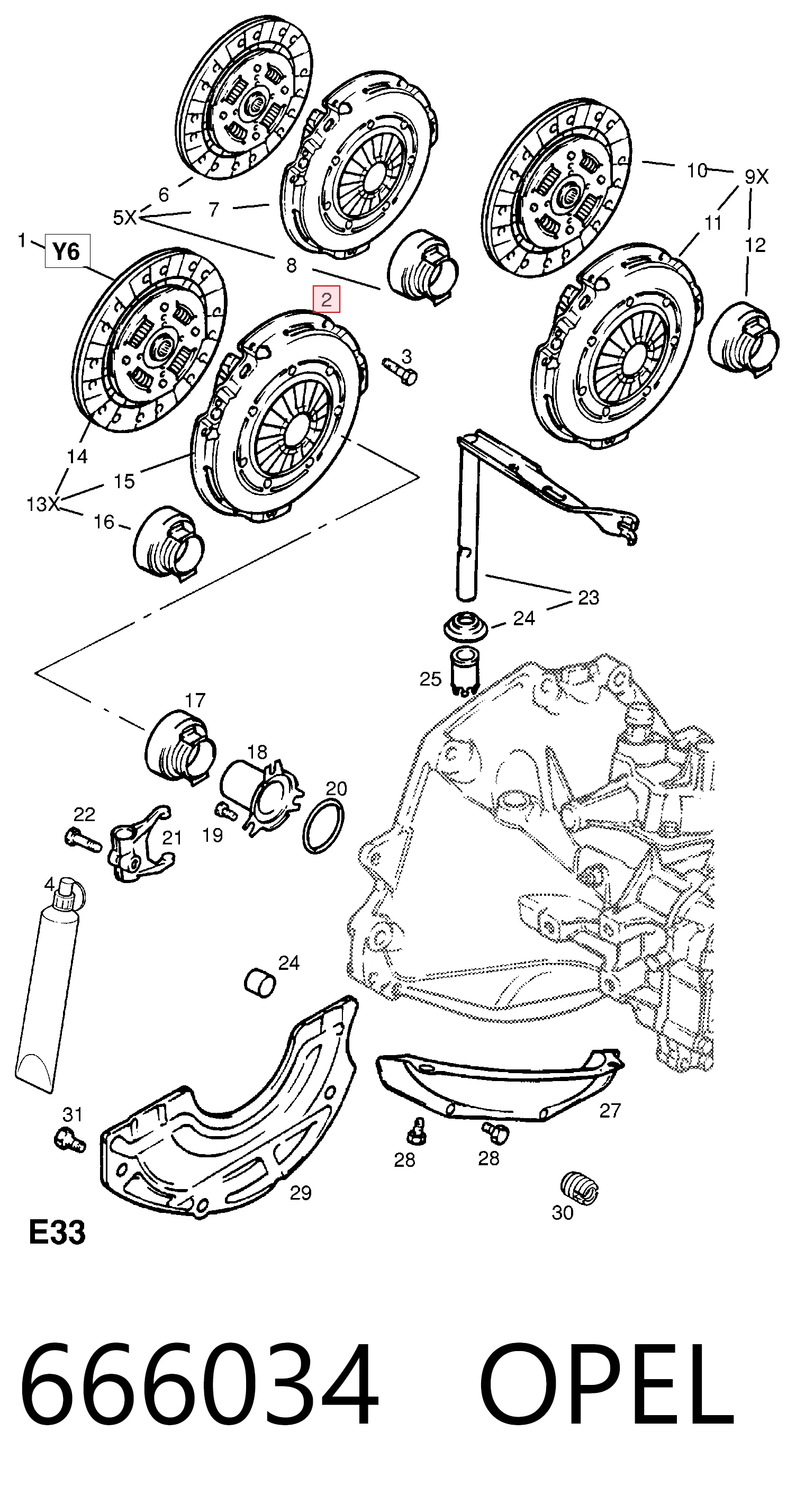 Comprar 90375665 General Motors Plato de presión de embrague