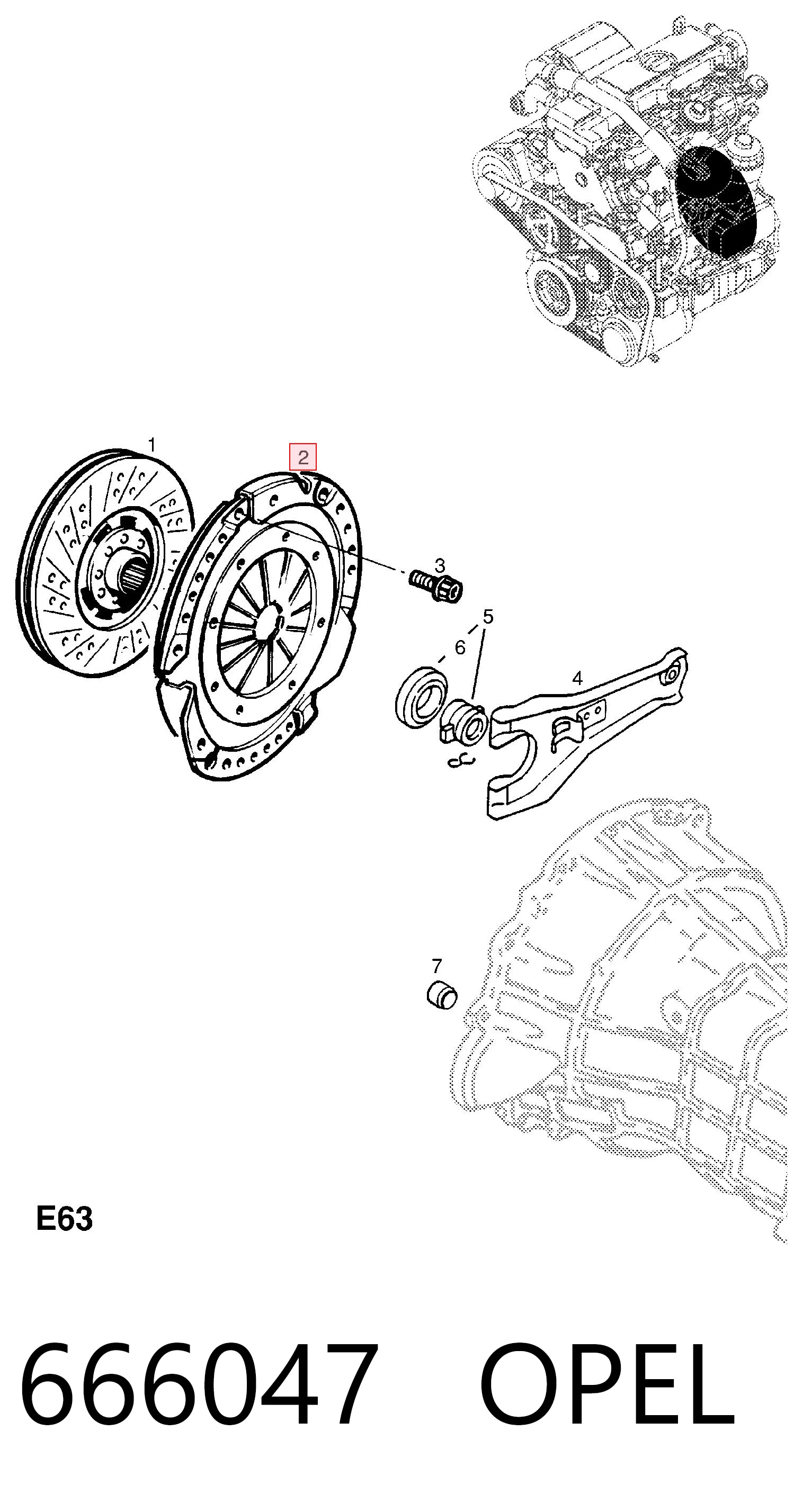 Comprar Plato de presión del embrague Opel Frontera  6B a bajo precio